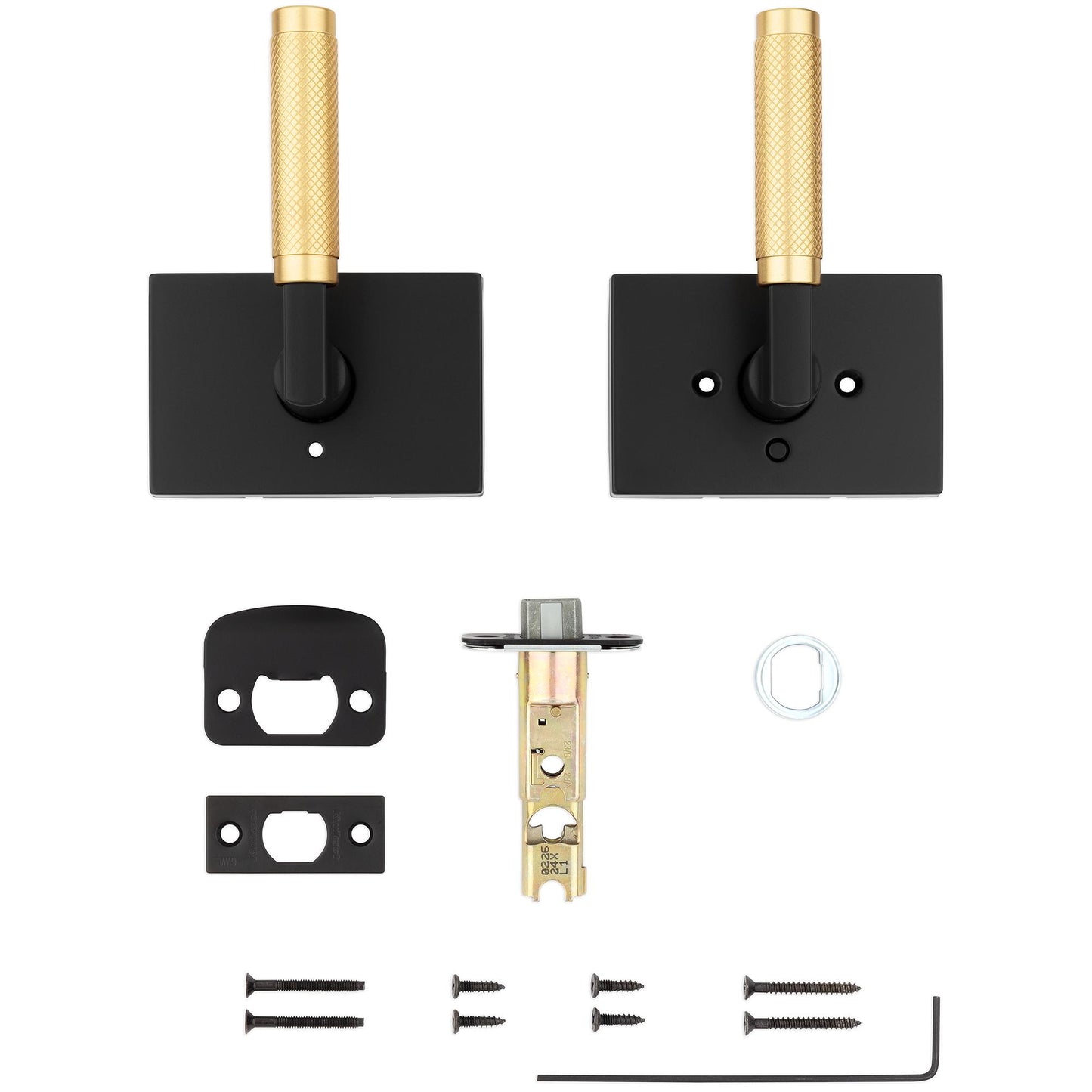 730PVL RCT 514/4 6AL RCS Prava Privacy - Matte Black with Satin Brass