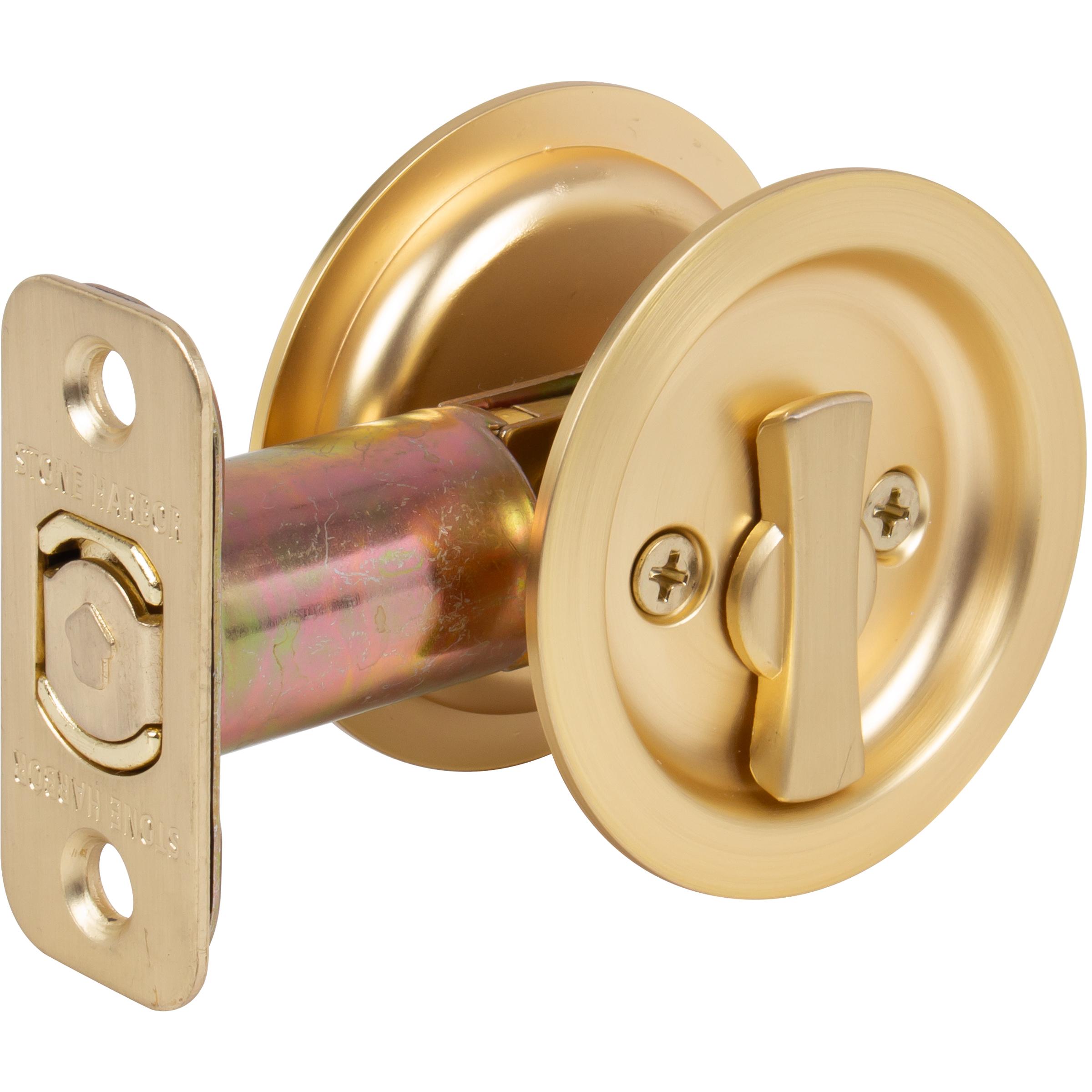 Round Pocket Door Lock Privacy