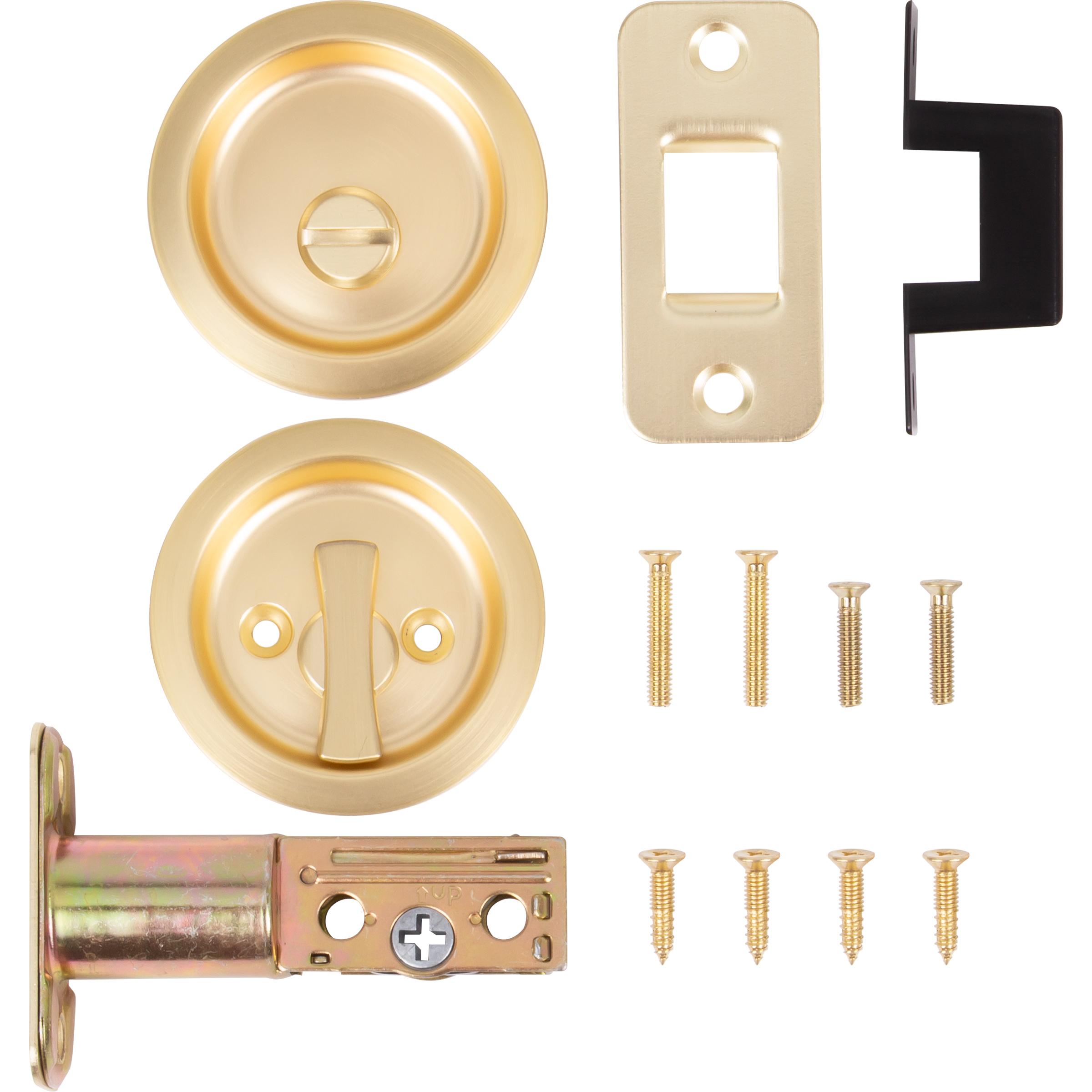 Round Pocket Door Lock Privacy