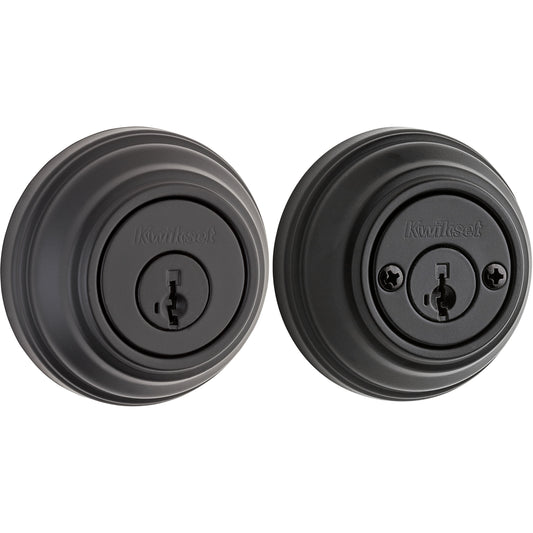 985 514 SMT 6AL STRKP K3 2-Cyl Deadbolt - Matte Black