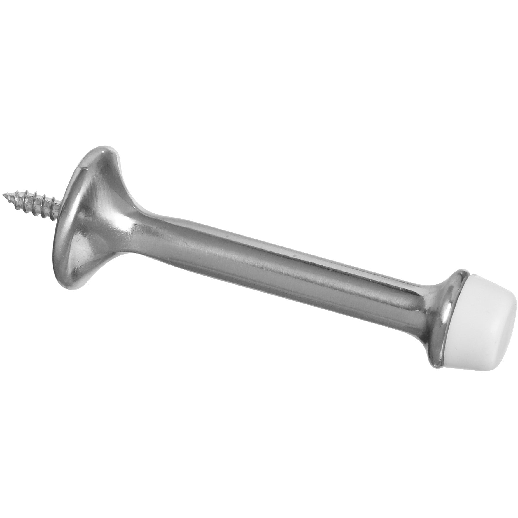 National Hardware - V236 3” Rigid Door Stop 2/pk - Satin Nickel