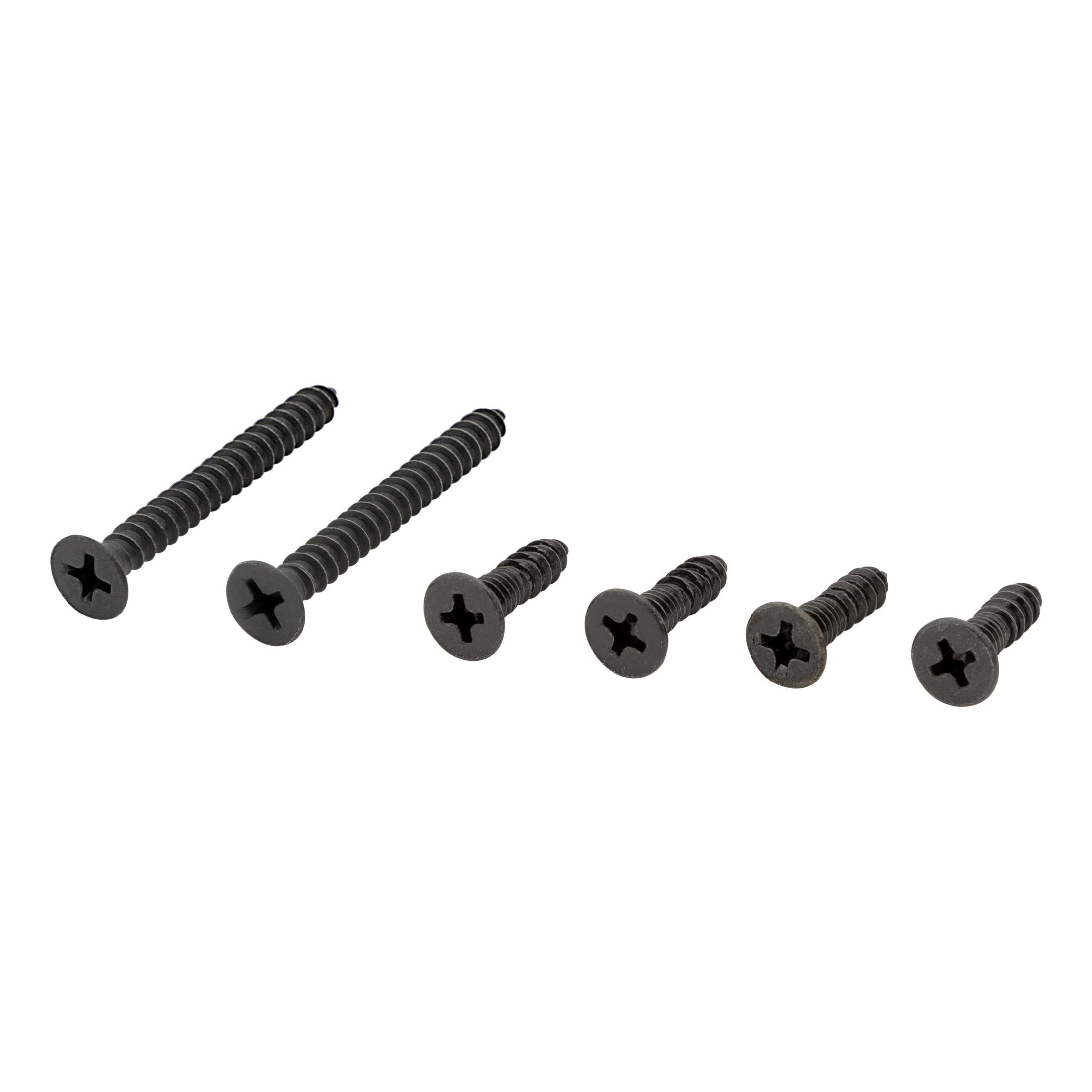 81711-004 Latch & Strike Screw Pack - Matte Black