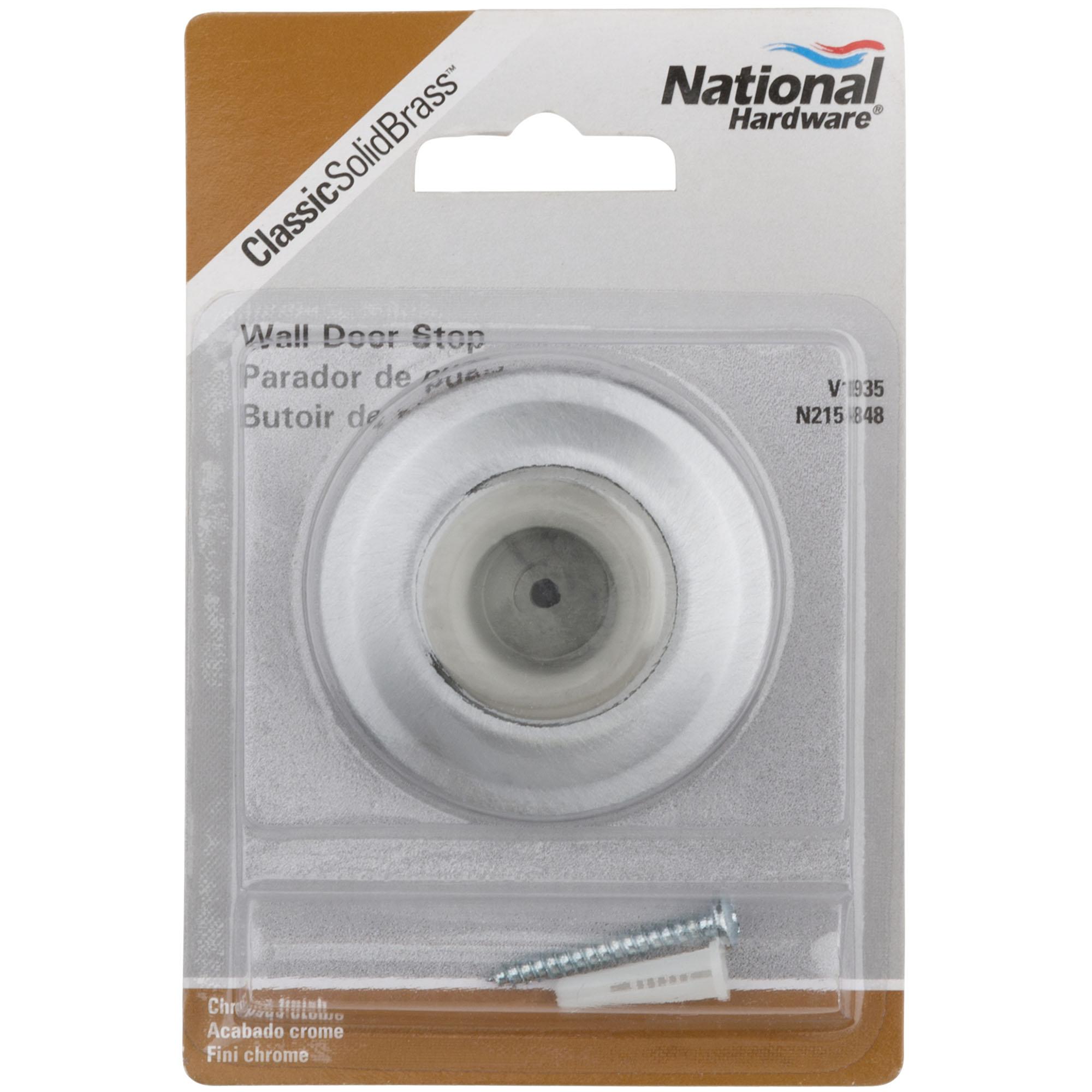 National Hardware - N215-848 V1935 Wall Door Stop in Chrome