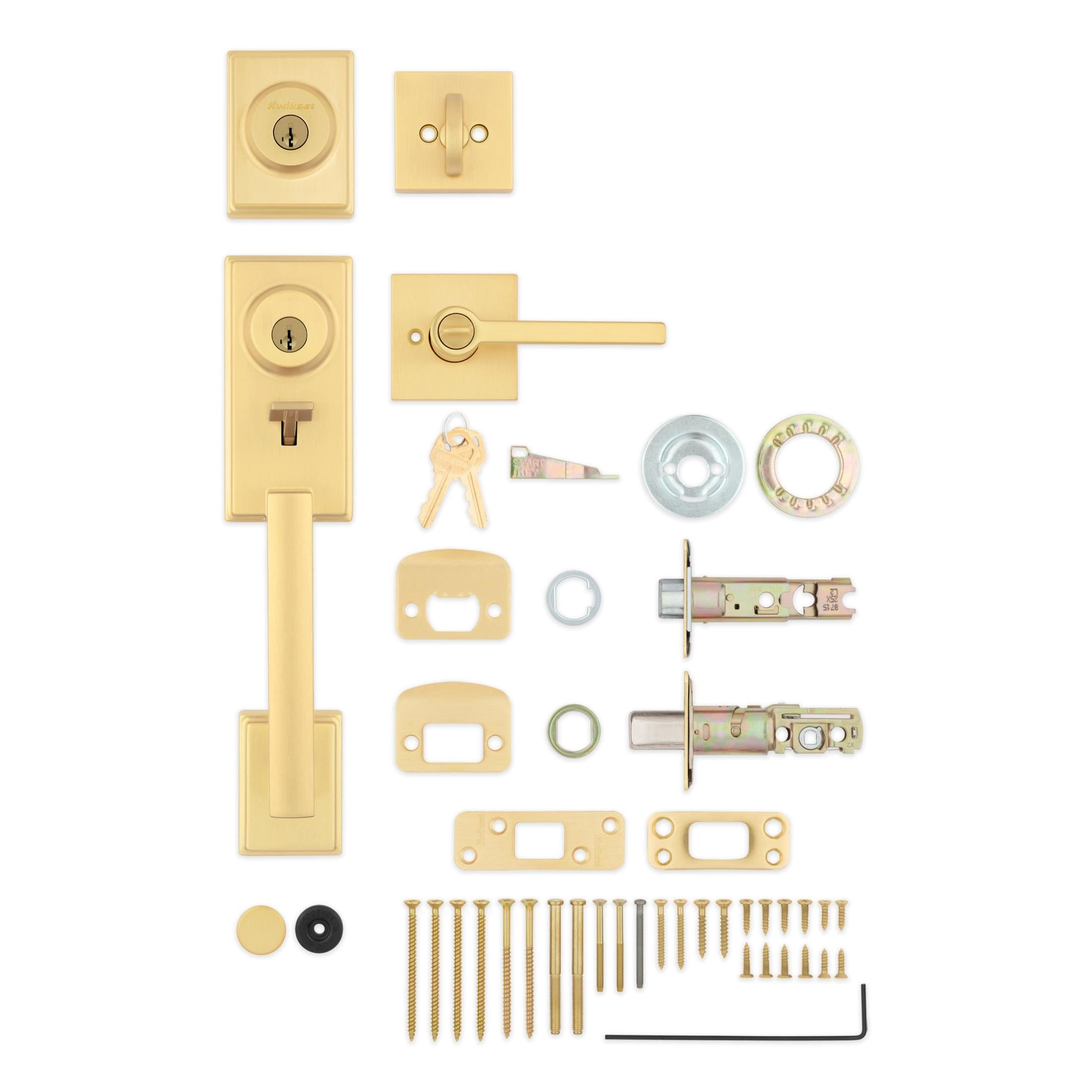 553PRHXHFL 4 SMT RBP Peralta / Halifax Two Point Locking Handleset - Satin Brass