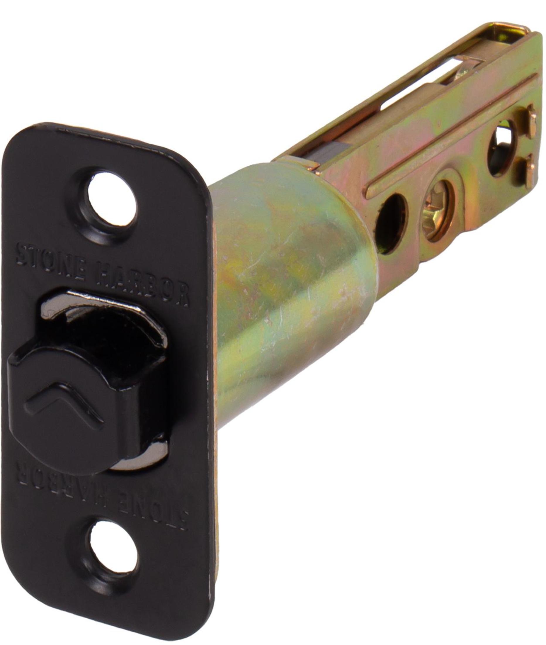 Latch for Round Pocket Door Locks, Entry, 2-3/4 Inches