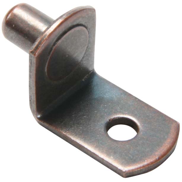 Knape & Vogt 346P WAL Metal Shelf Support Pin for 1/4" Hole 12/pk - Walnut
