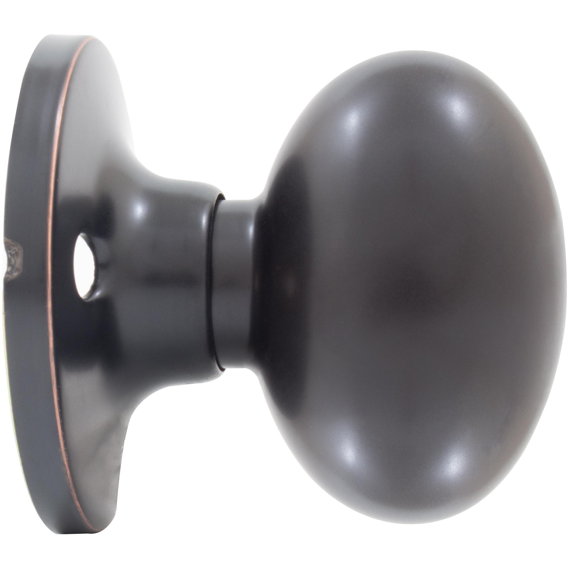 Stone Harbor Hardware Springhill Door Knob, Dummy (Non-Turning) Latch, Vintage Bronze