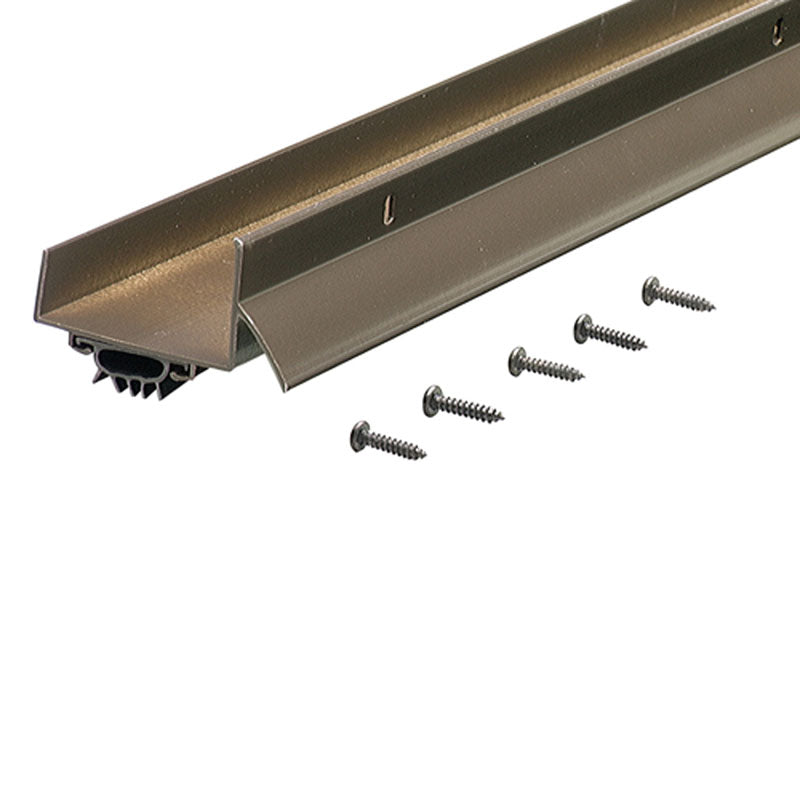 06197 - Aluminum U-Shape Screw-On Under Door Seal, 36 Inches, Dark Bronze