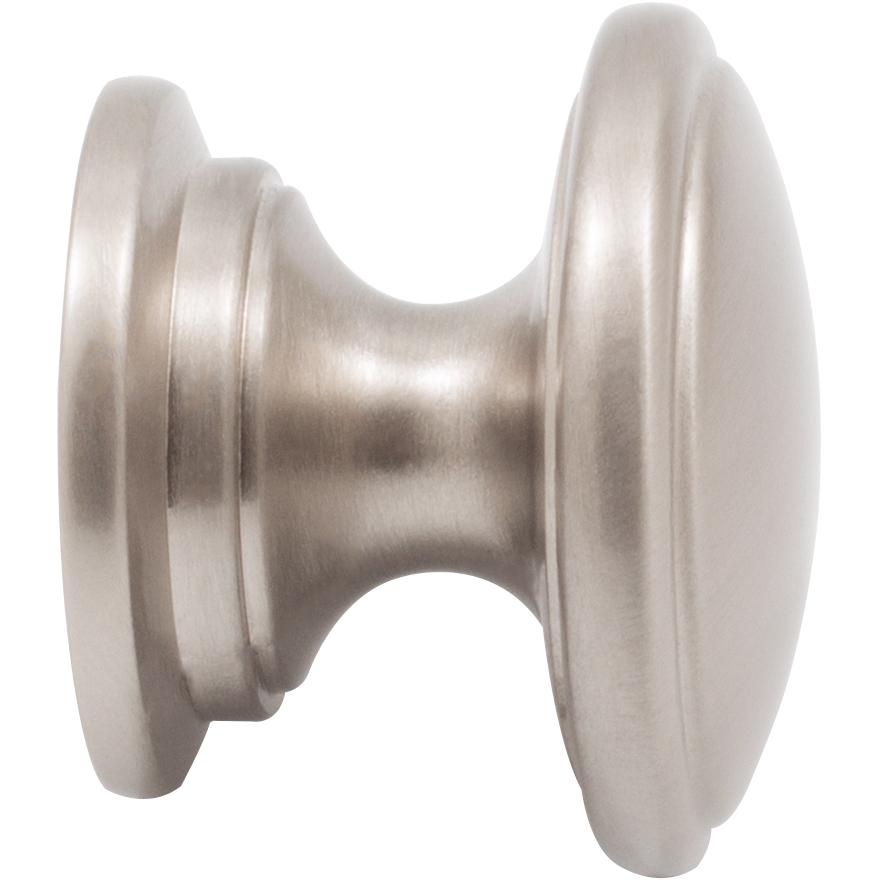 Stone Harbor Hardware Estate Cabinet Knob, 1-1/4 Inches, Satin Nickel