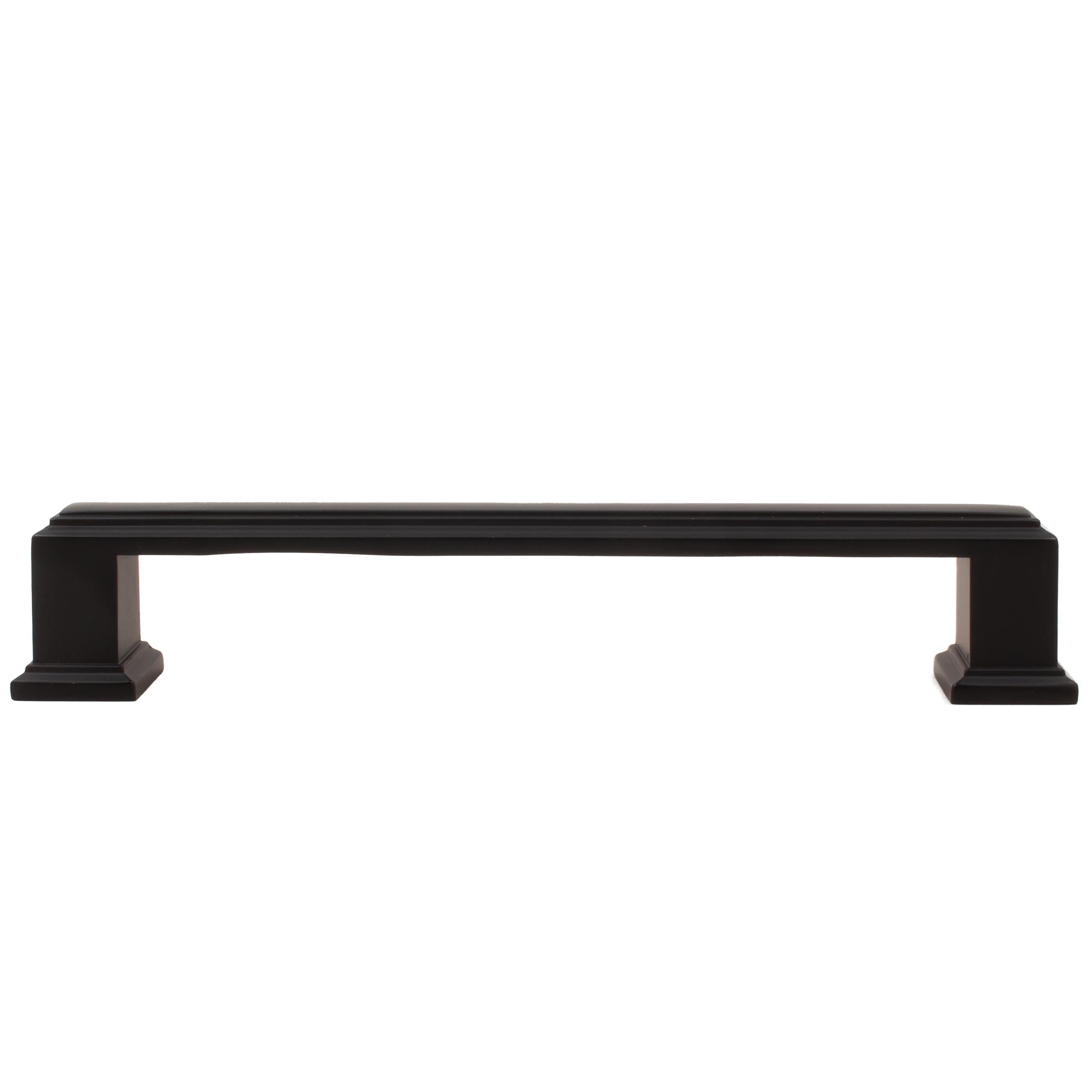 Stone Harbor Hardware Metropolis Cabinet Pull, 128 Millimeters, Matte Black
