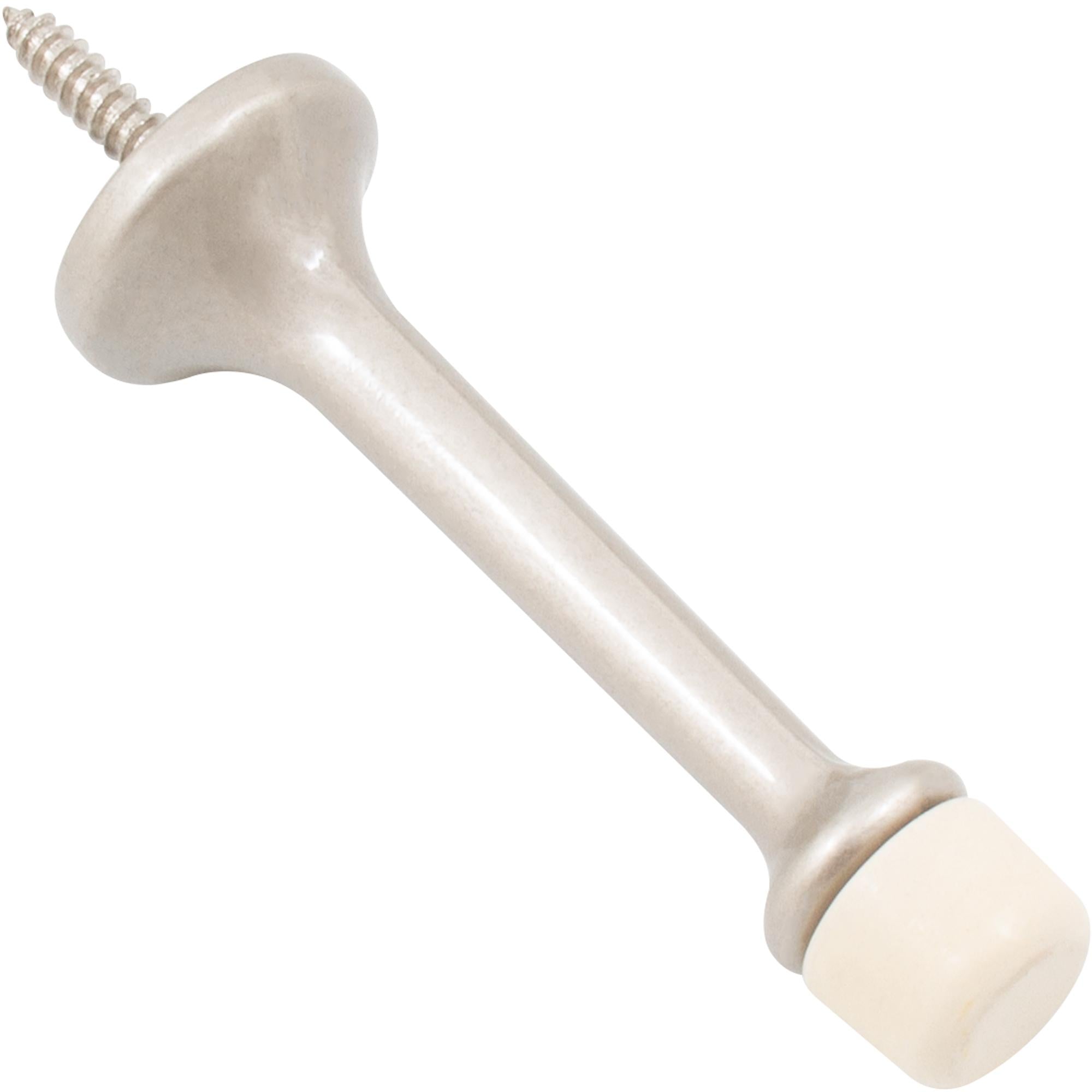 61A15 3-3/16" Solid Door Stop - Satin Nickel