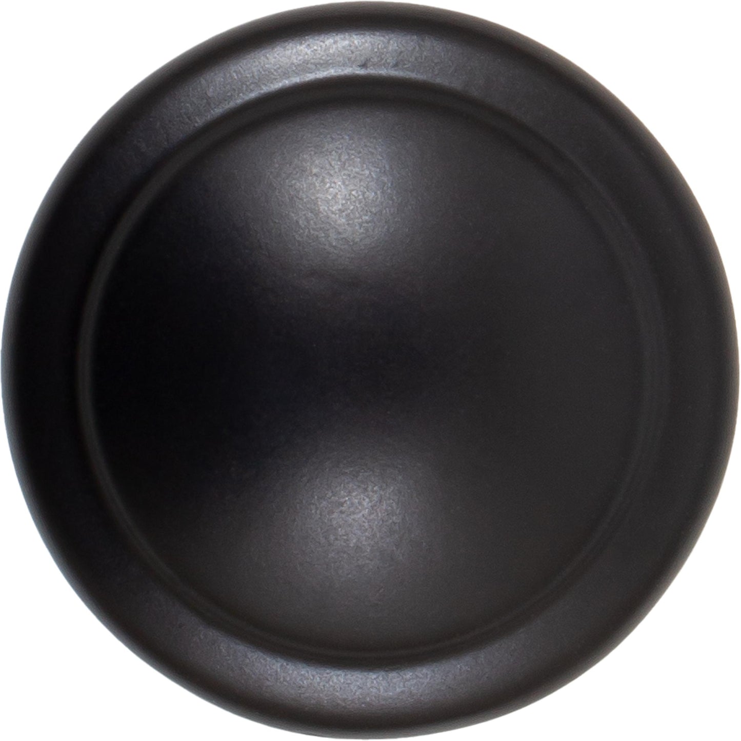 Stone Harbor Hardware Fairport Cabinet Knob, 1 3/8 Inches, Matte Black