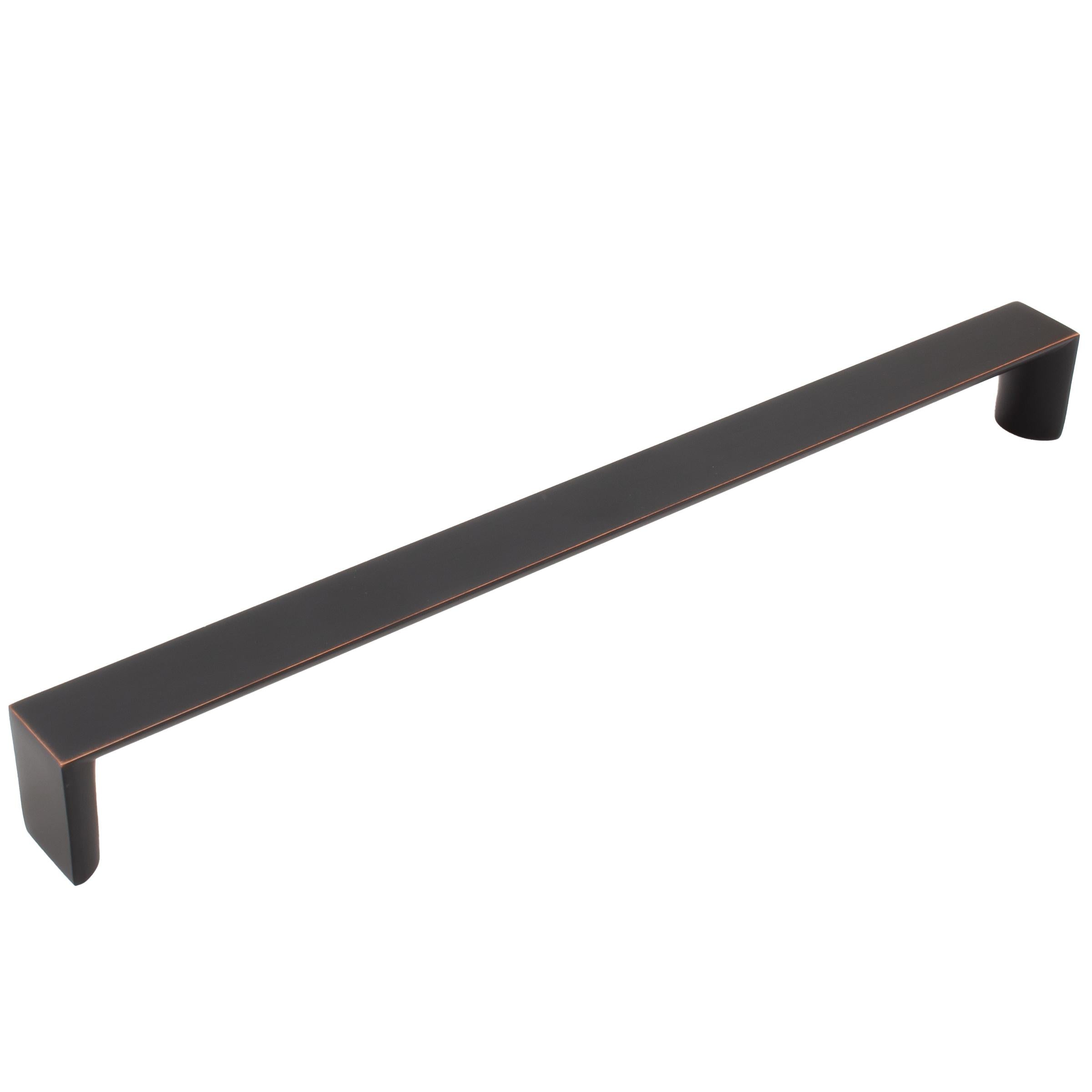 Stone Harbor Hardware Plateau Cabinet Pull, 256 Millimeters, Vintage Bronze