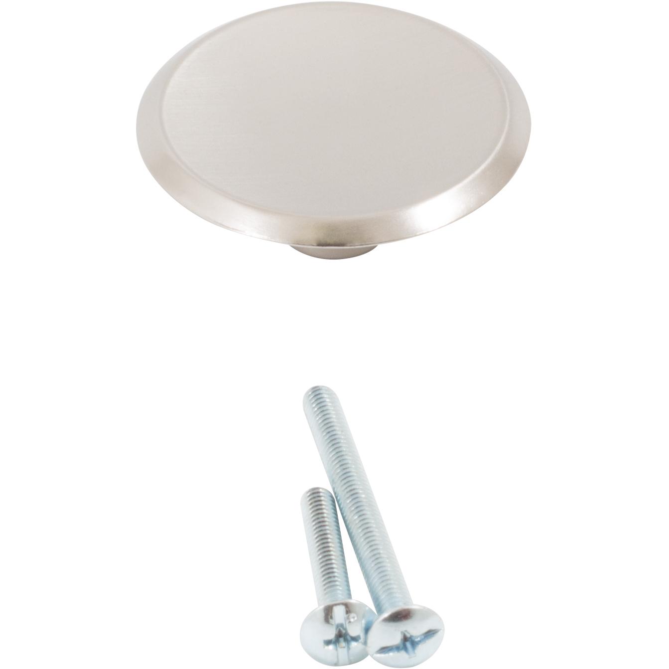 Stone Harbor Hardware Die-Cast Bi-Fold Closet Door Knob, 1-3/4 Inches, Satin Nickel