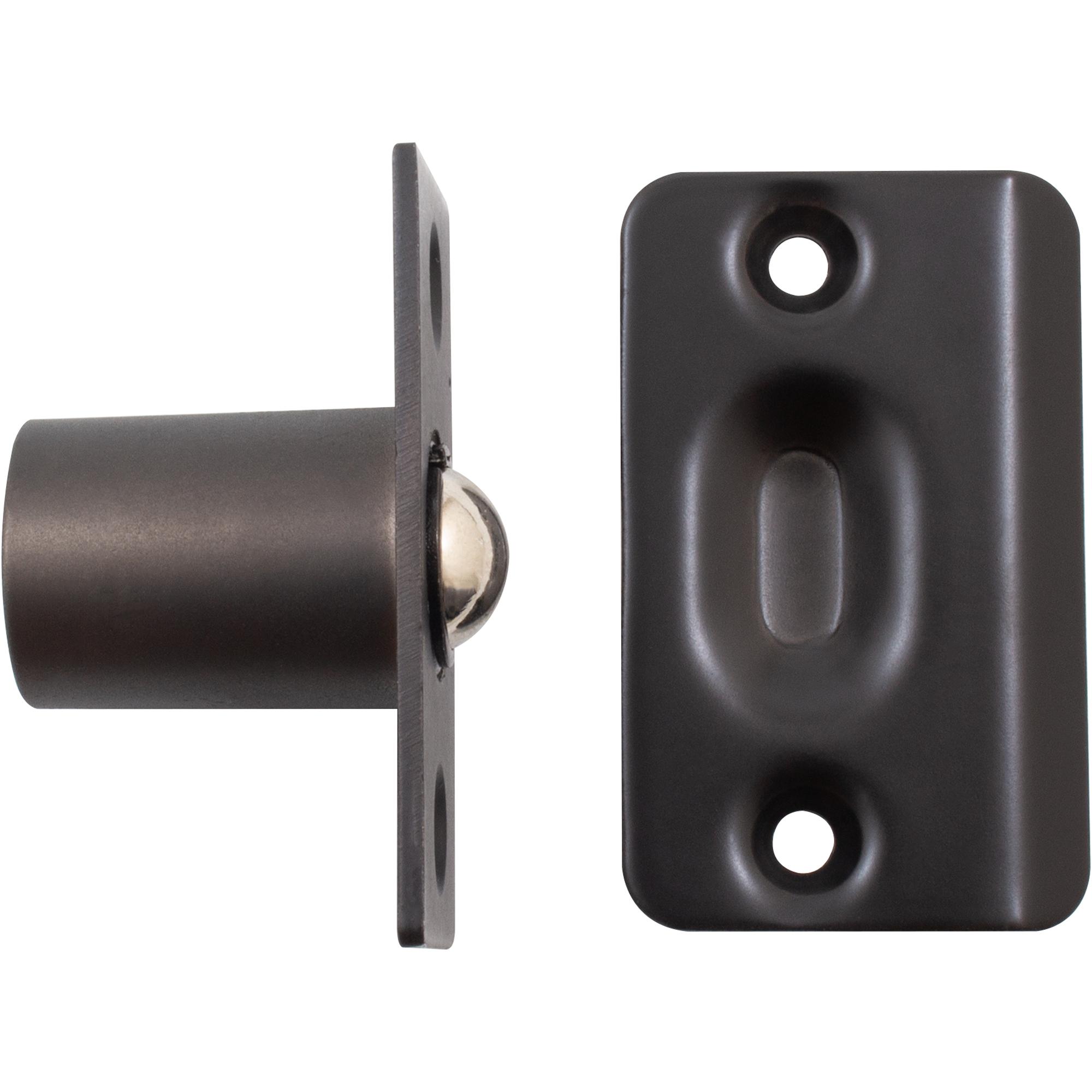 Stone Harbor Hardware Square Corner Single Adjust Ball Catch, Oil-Rubbed Bronze