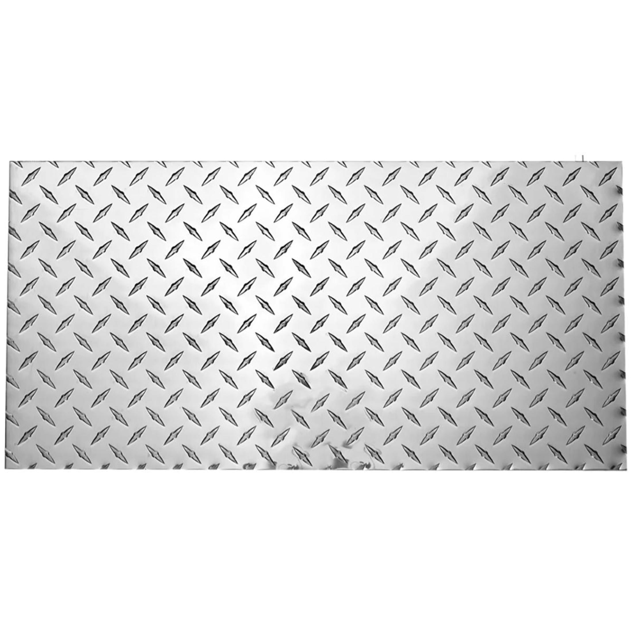 National Hardware - N316-364 4221BC, 24" x 12" Diamond Plates in Polished Aluminum