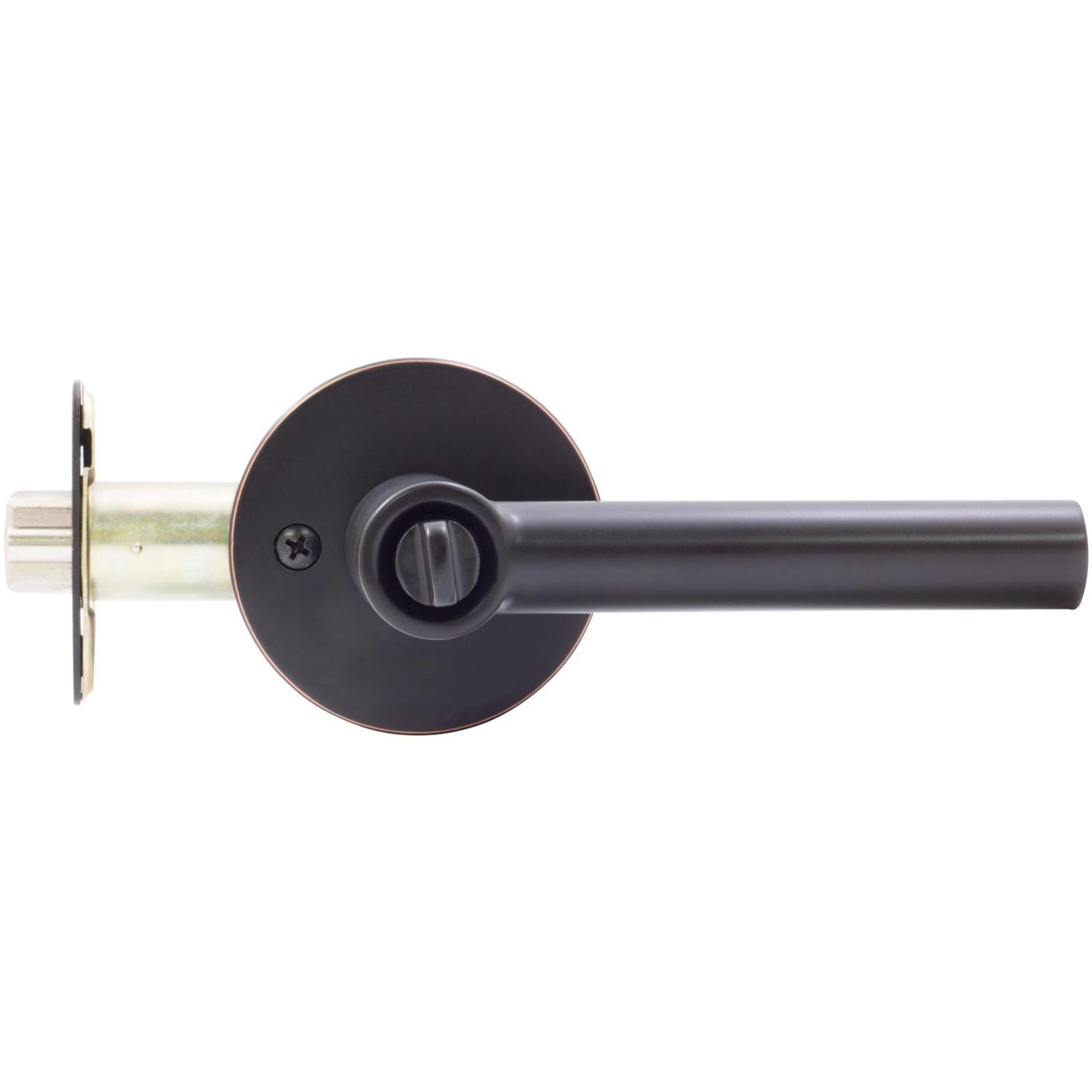 Zurich Door Lever with Round Rosette, Entry Function