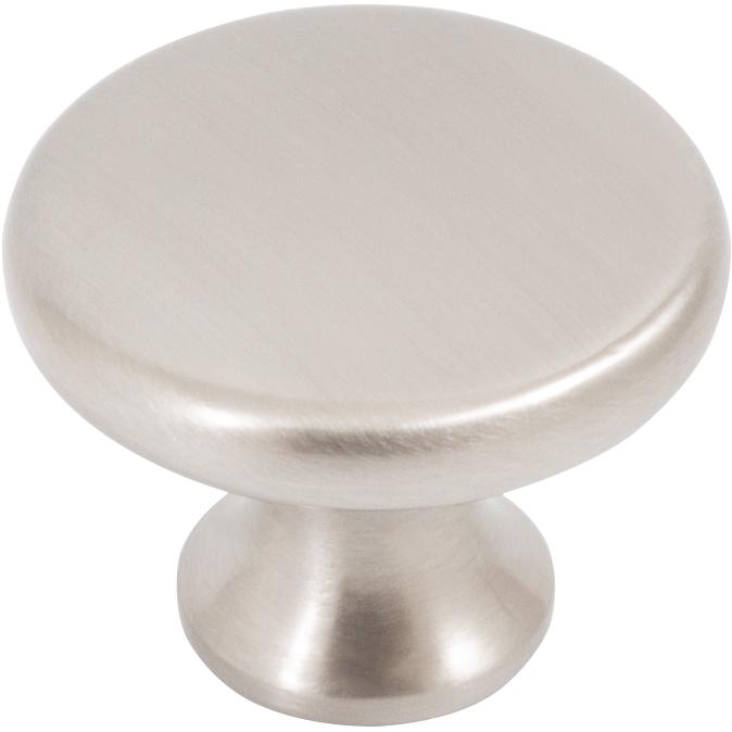 Stone Harbor Hardware Telluride Cabinet/Bi-Fold Door Knob, 1-1/2 Inches, Satin Nickel