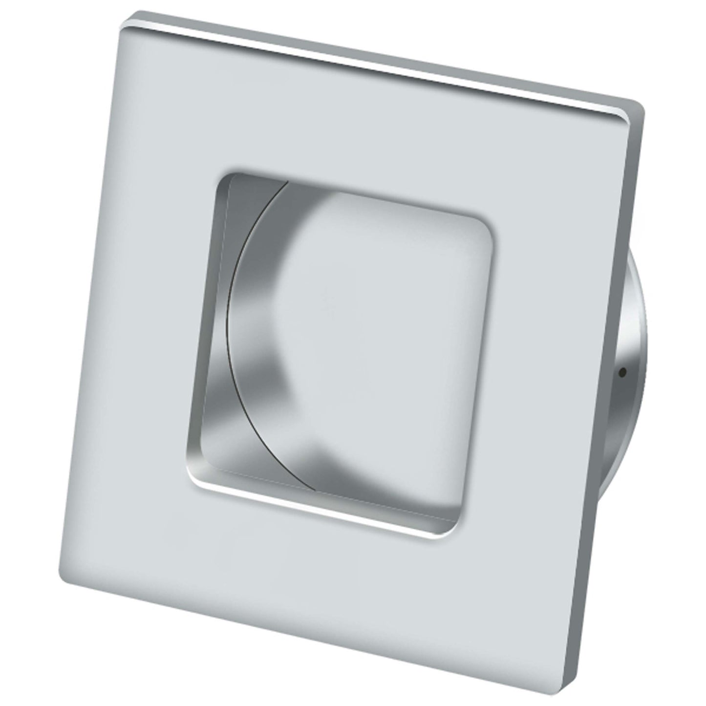 FPS234U26 2-3/4" Square Heavy-Duty Flush Pull - Polished Chrome