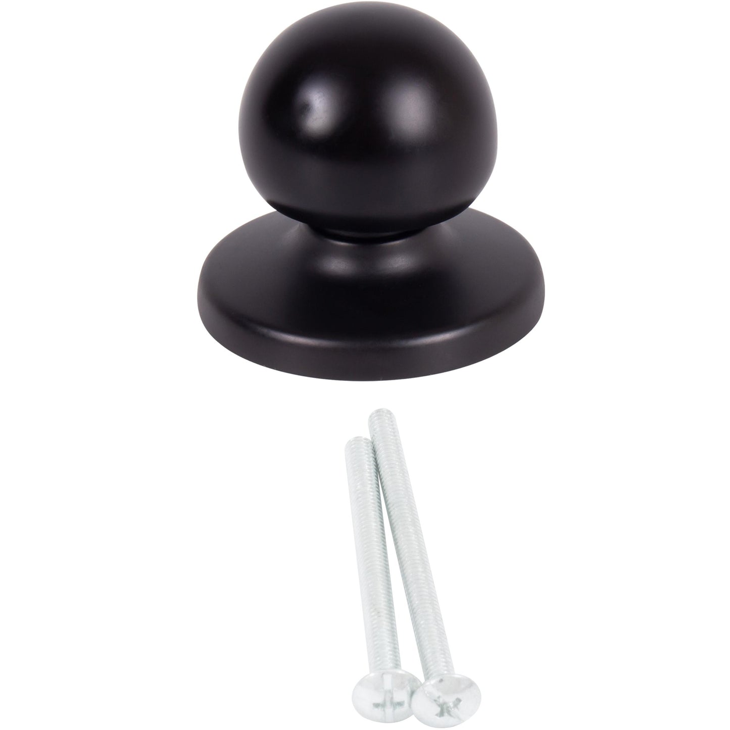 Stone Harbor Hardware Die-Cast Round Bi-Fold Door Knob, 1-1/4 Inches with 1-3/4" Backplate, Oil-Rubbed Bronze
