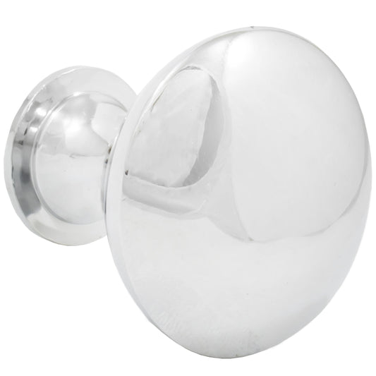Stone Harbor Hardware Classic Cabinet Knob, 1-1/8 Inches, Polished Chrome