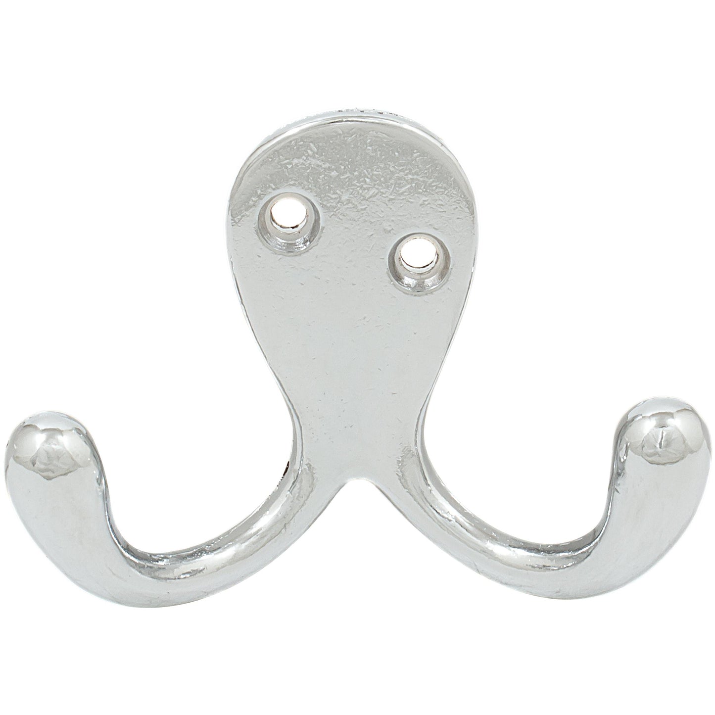 Stone Harbor Hardware Double Robe Hook, 2-1/8" High, 1" Projection, Polished Chrome