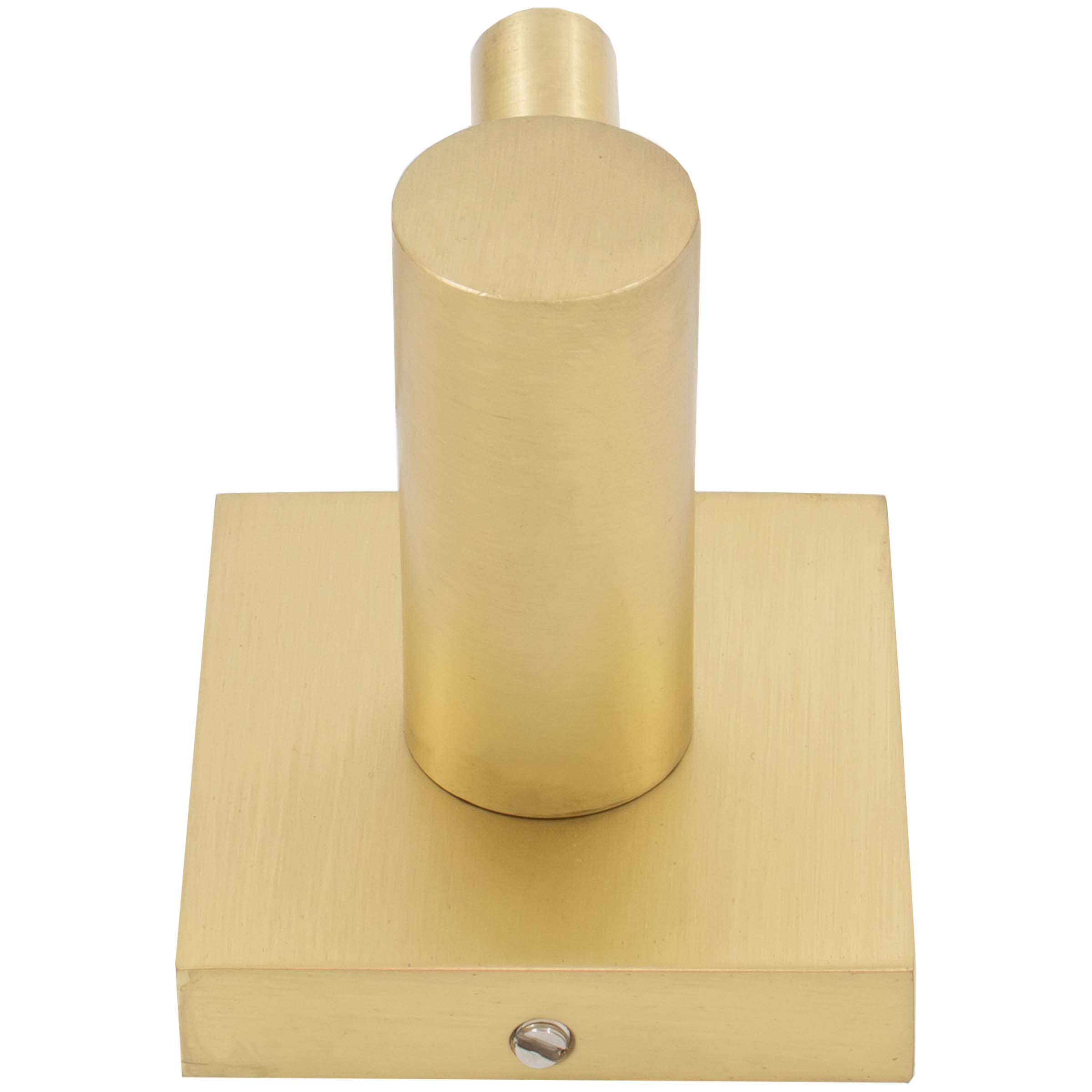 Stone Harbor Hardware Vienna Robe Hook, Satin Brass