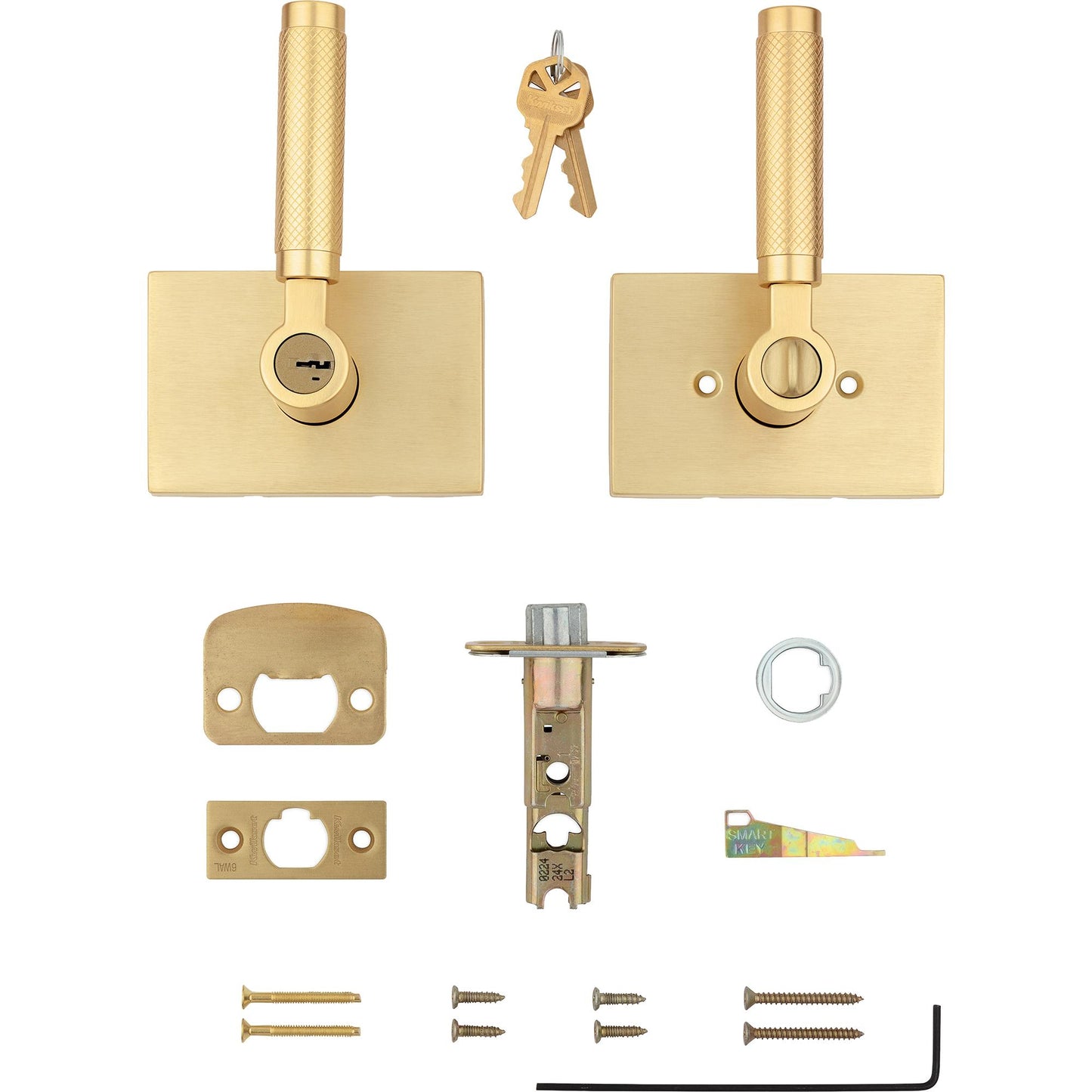 740PVL RCT 4 SMT 6AL RCS K3 Prava Entry - Satin Brass