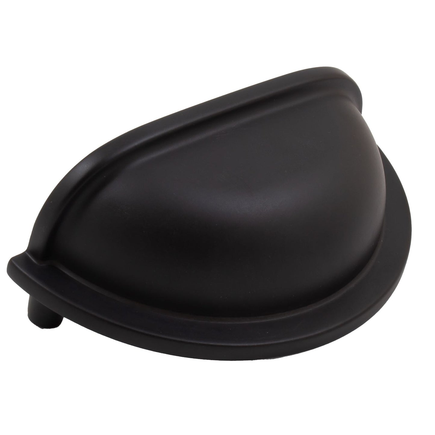 Stone Harbor Hardware Estate Cup Cabinet Pull, 3 Inches, Matte Black