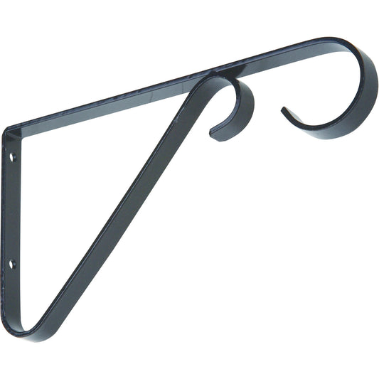 National Hardware - V2653 6" Plant Brackets - Black