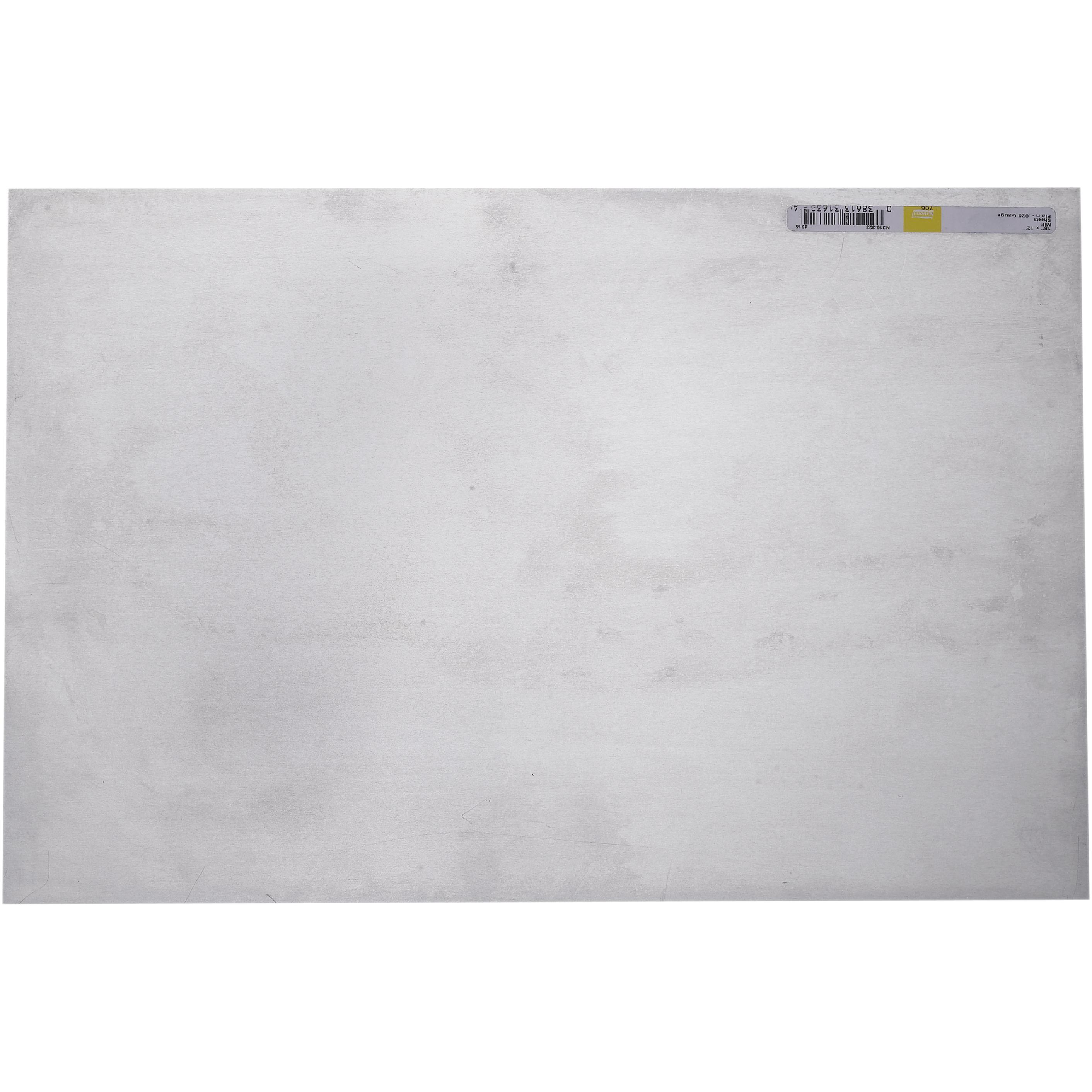 4215BC 18" x 12" Plain Sheet Metal - Aluminum