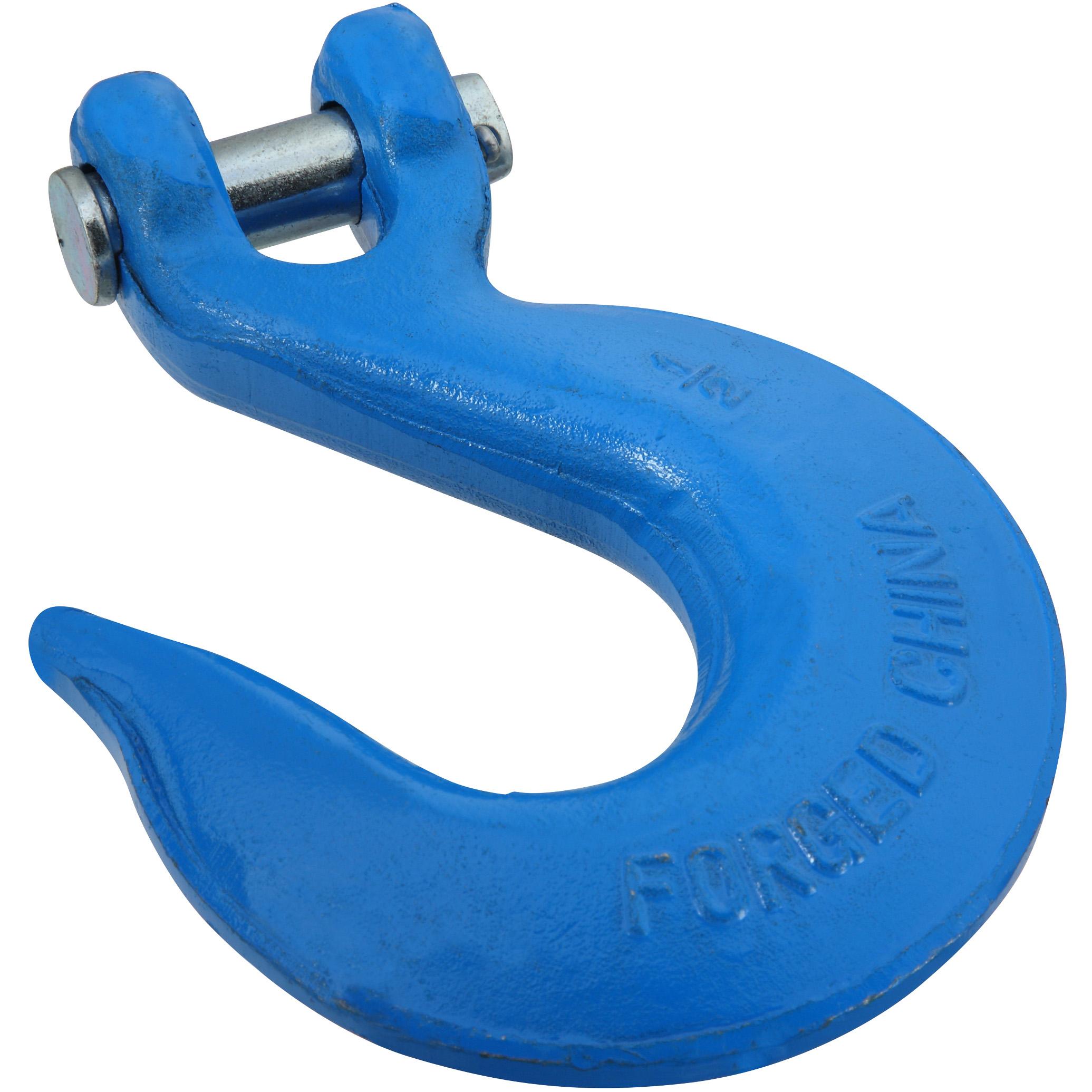 3242BC 1/2" Clevis Slip Hook, Grade 43 - Blue