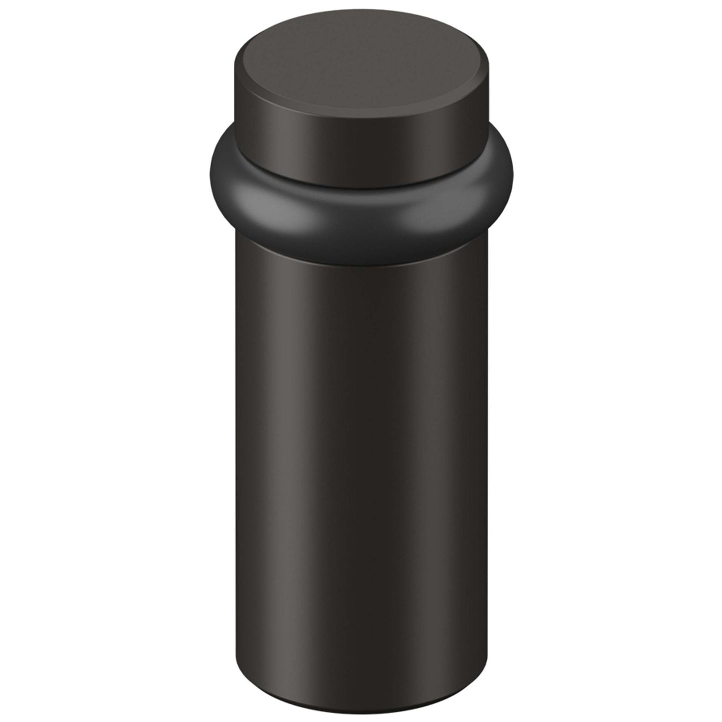 DELTANA Round Universal Floor Bumper 3", Solid Brass (Oil-Rubbed Bronze)