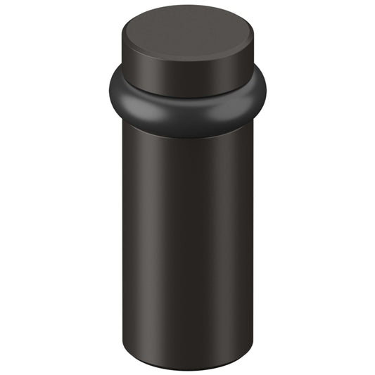 DELTANA Round Universal Floor Bumper 3", Solid Brass (Oil-Rubbed Bronze)