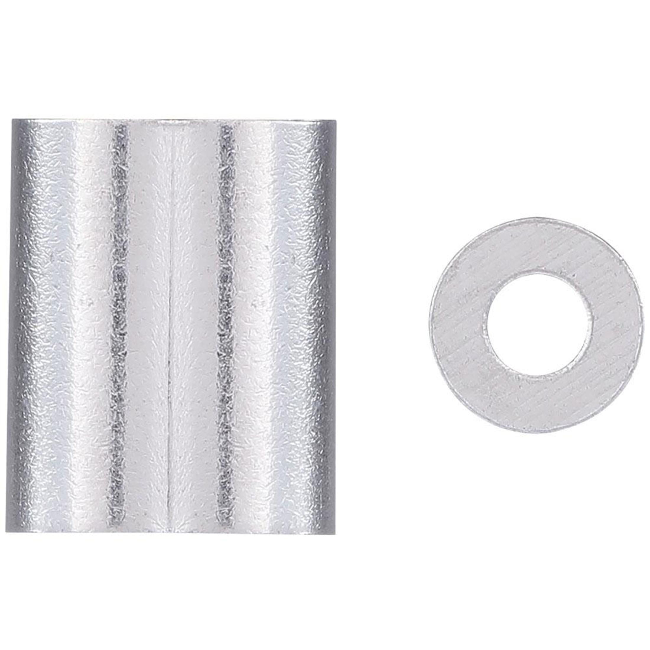 National Hardware - N100-316 V3231 1/8" Ferrule & Stop Ferrule and Stops in Aluminum