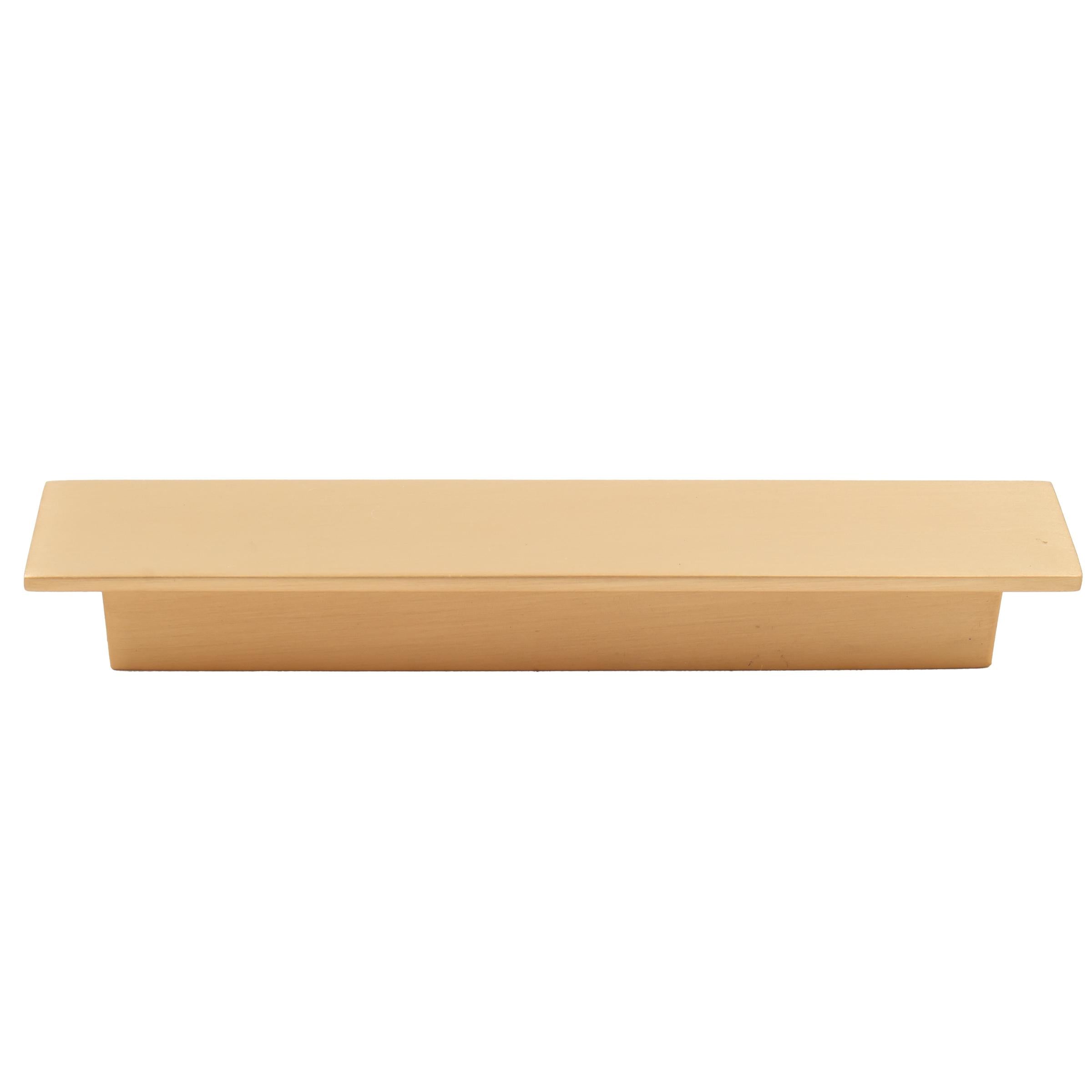 Stone Harbor Hardware Mesa Cabinet Pull, 3 Inches, 96 Millimeters, Satin Brass