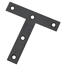 116BC 4" x 4" T-Plate - Black