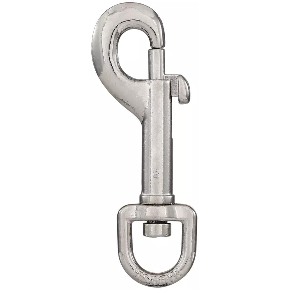 V3001 1/2" x 3" Bolt Snap, Round Swivel - Nickel