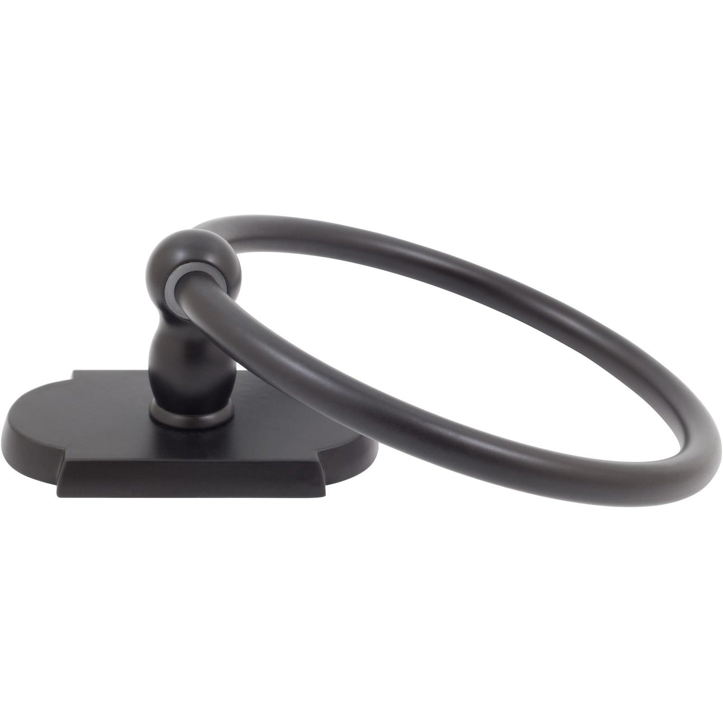 Stone Harbor Hardware Laredo Towel Ring, Matte Black