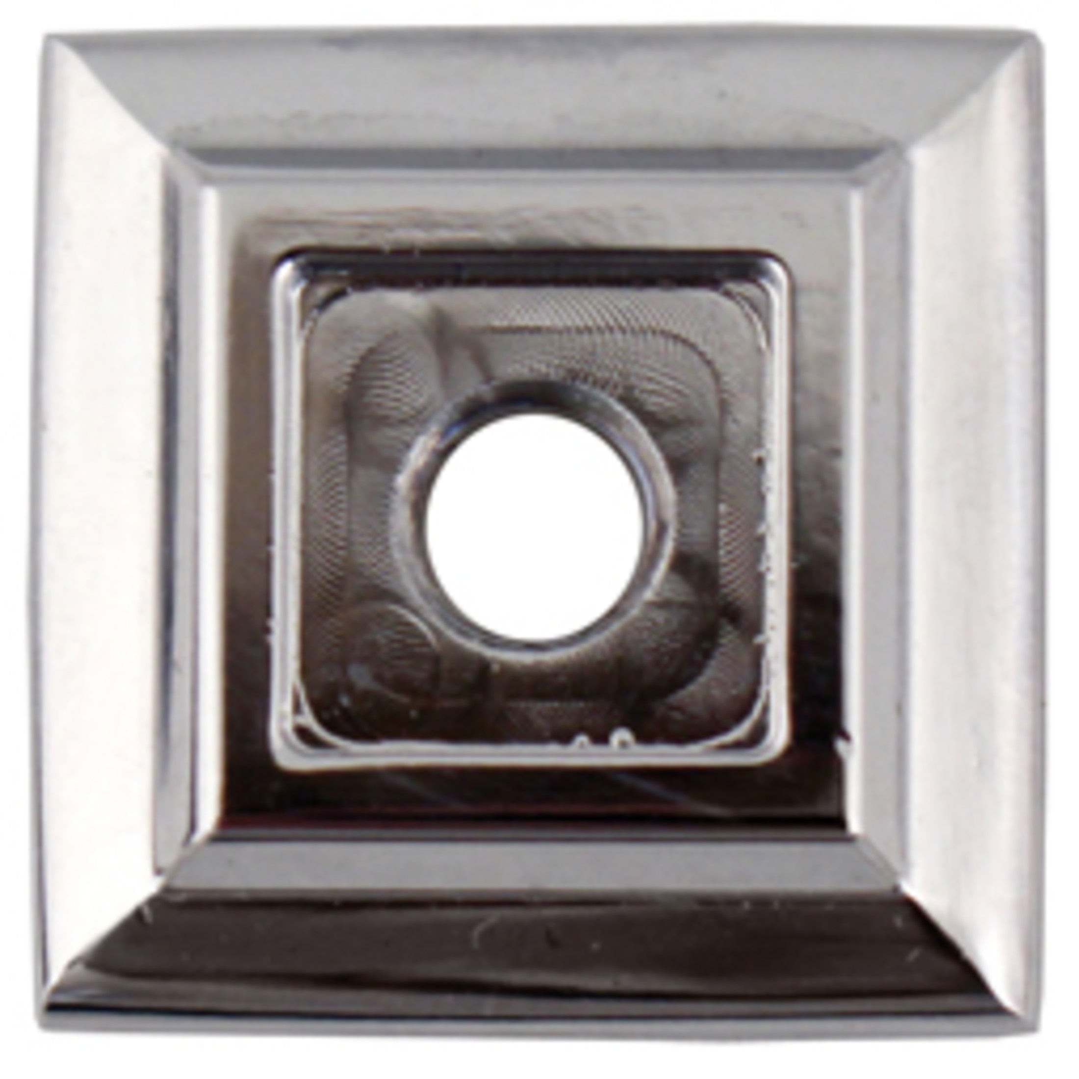 Contemporary Square Backplate, 7/8" x 7/8", 2-Pack