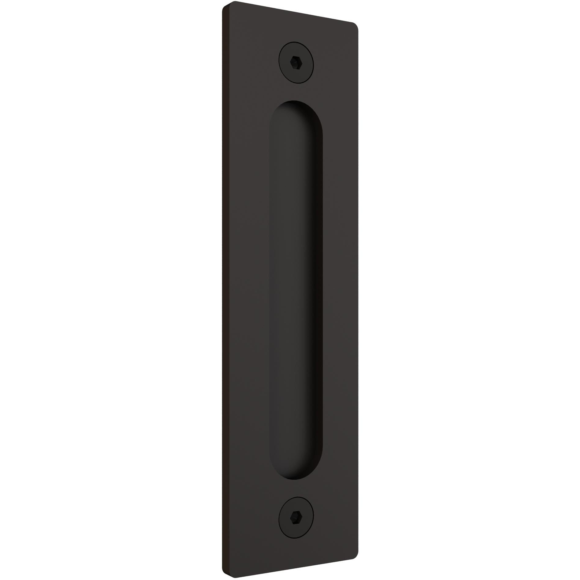 Sliding Door Flat Pull with Opening, 8-1/2 Inches