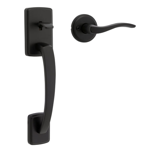 815BFHXSEL 514 RBP Brentford Handleset Bottom Only with Sedona - Matte Black