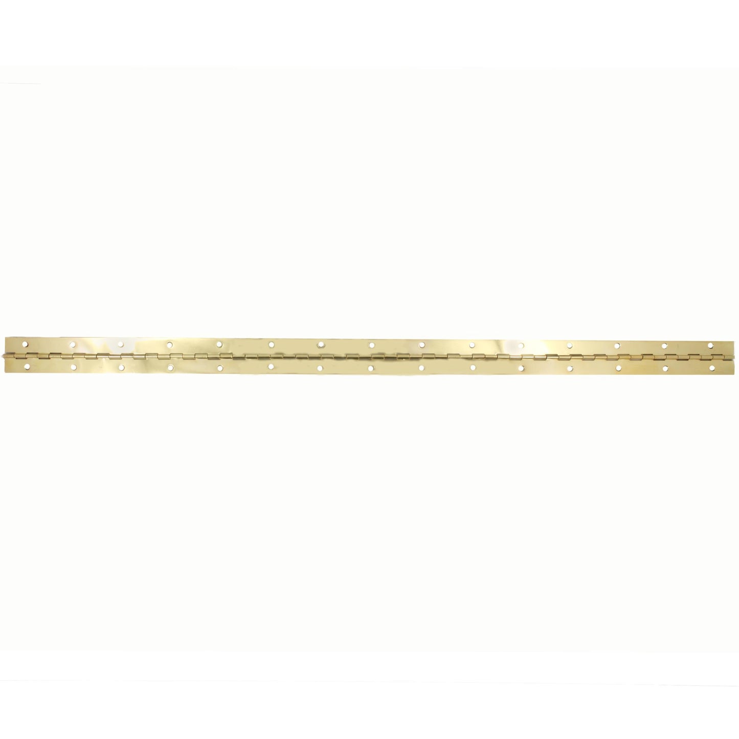 Stone Harbor Hardware Continuous (Piano) Hinge, 1-1/2" x 48", Polished Brass