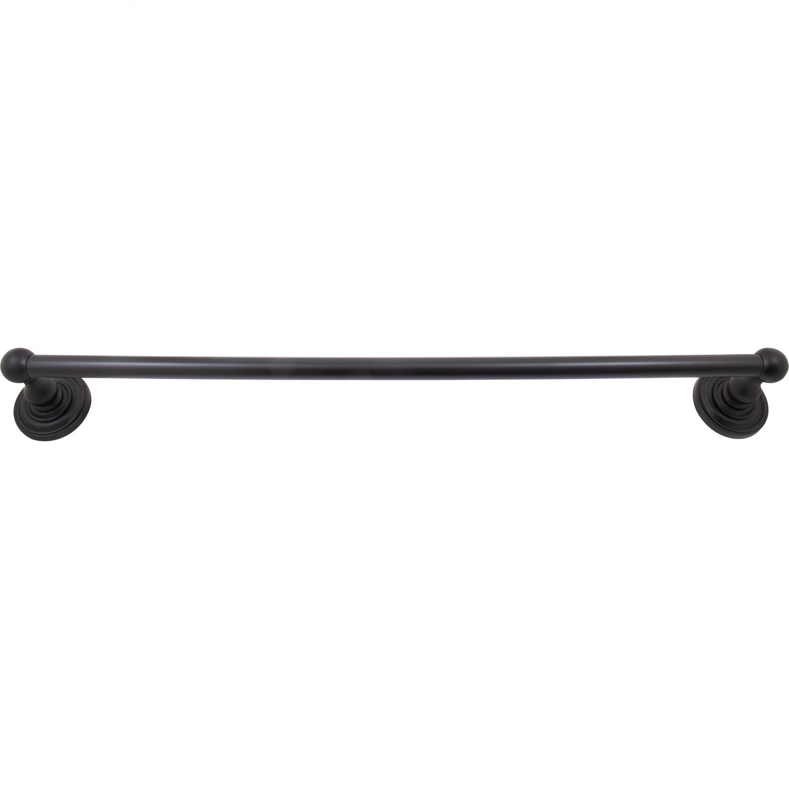 Stone Harbor Hardware Charlotte Towel Bar, 24 Inches, Matte Black