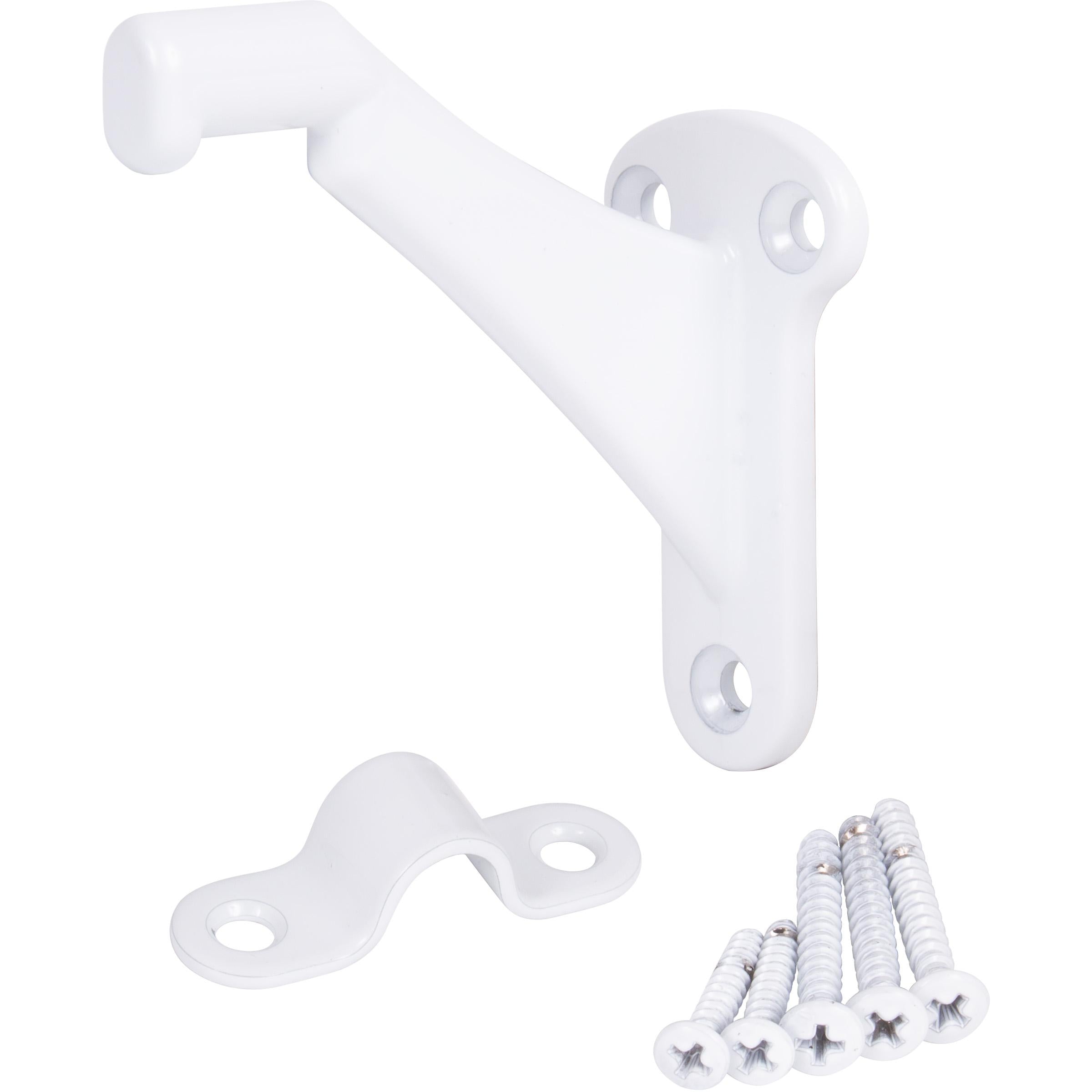 Stone Harbor Hardware Heavy-Duty Handrail Bracket, White