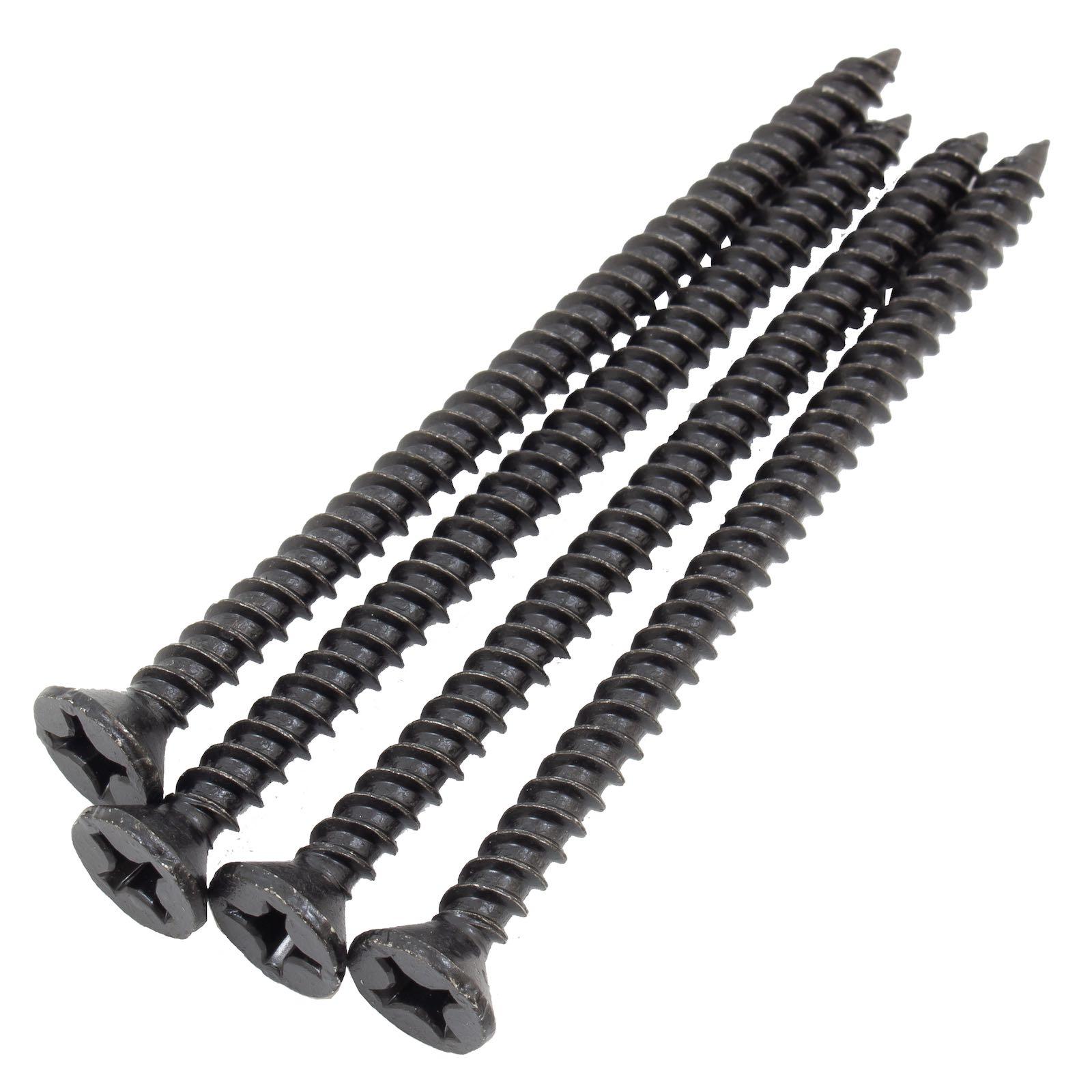 86356-007 3" 3" Strike Screws for 3222/3223 4/pk - Matte Black