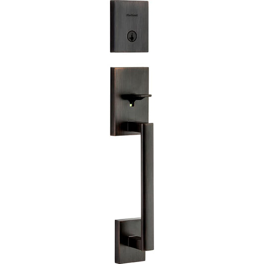 San Clemente Handleset - 818 Series with Smartkey and Six Way Adjustable Latch - Exterior Only
