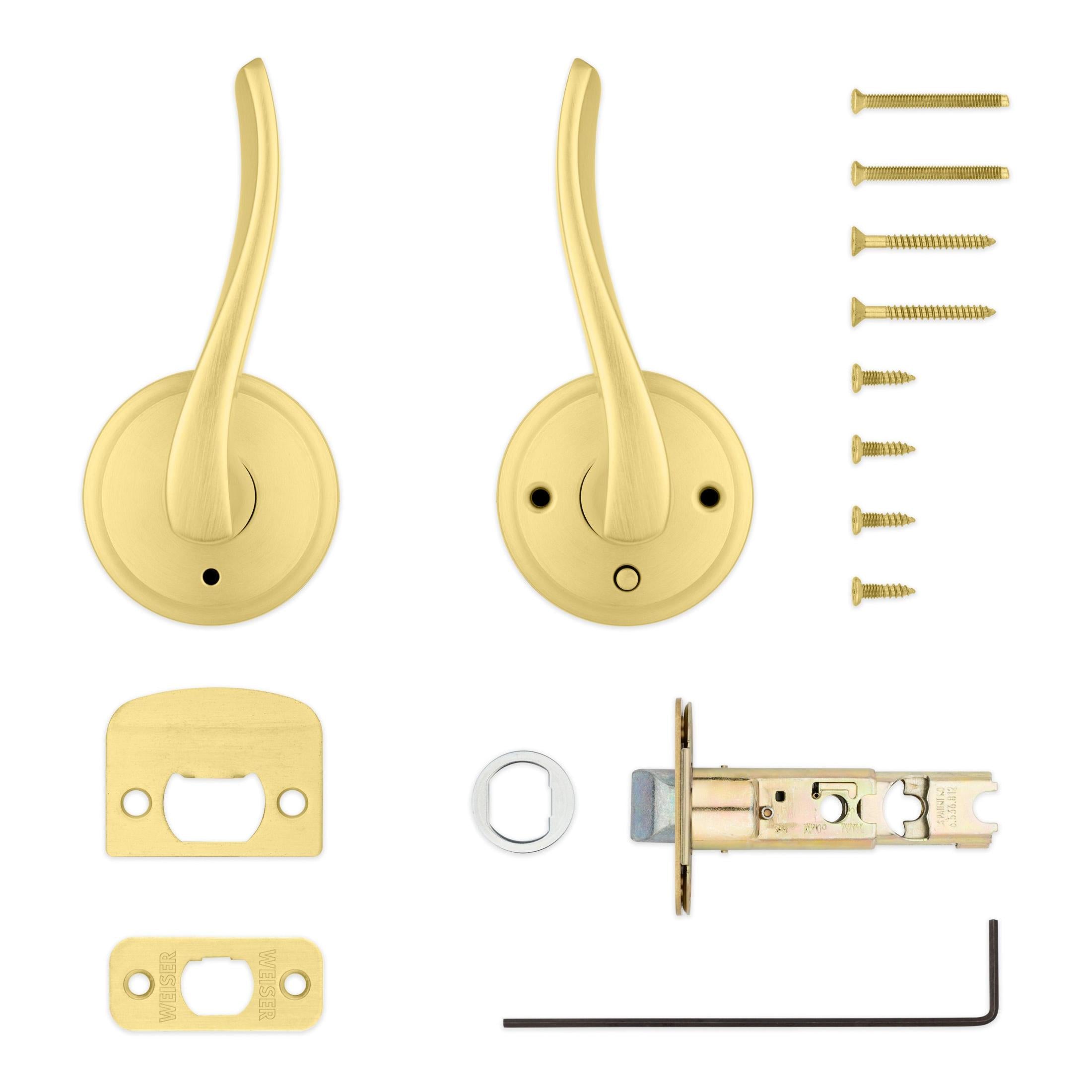 730SEL 4 CP Sedona Privacy - Satin Brass