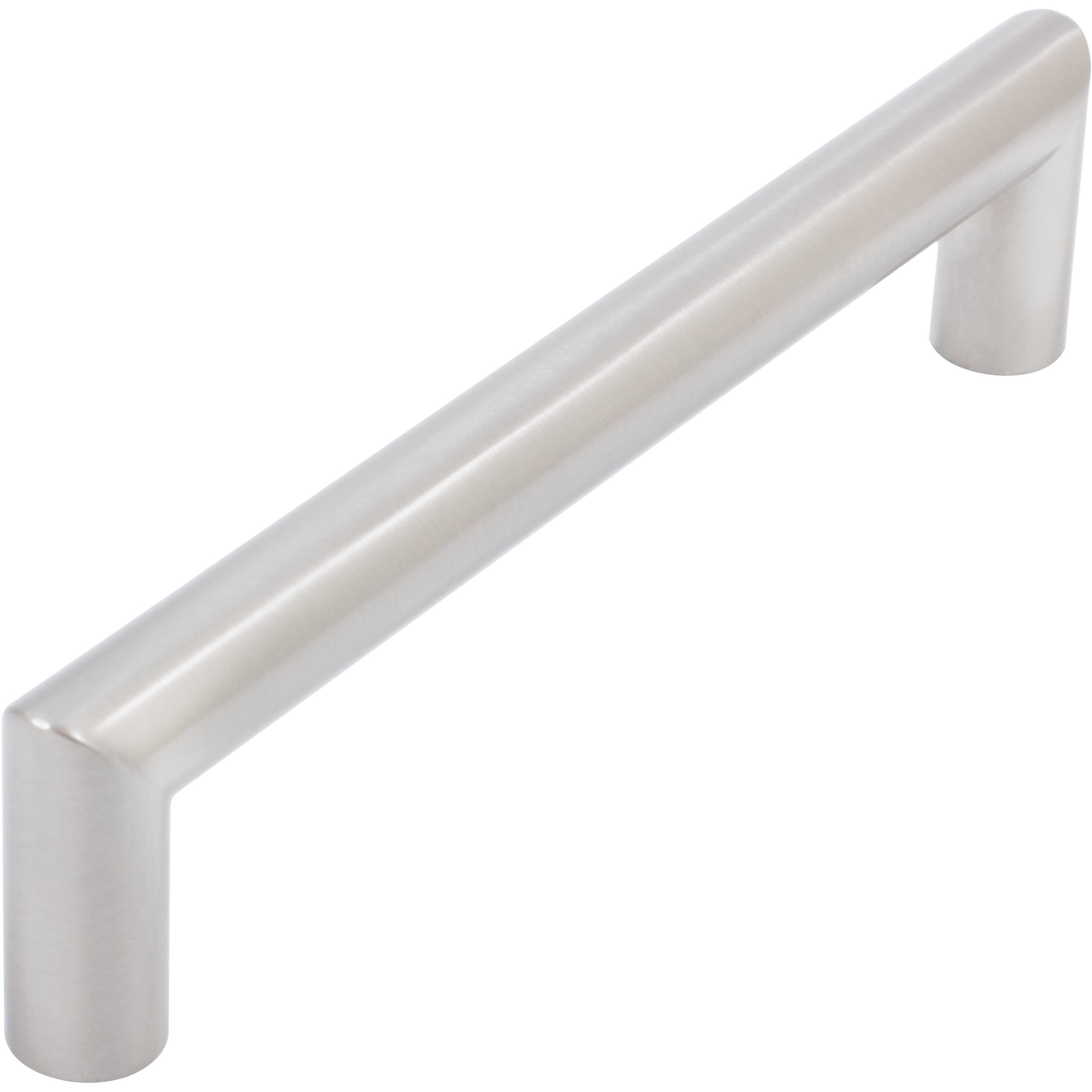 Stone Harbor Hardware Contemporary Round Cabinet Pull, 128 Millimeters, Zinc Base Material, Satin Nickel