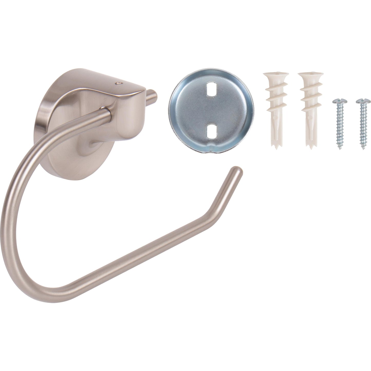 Harbor Mist Euro Paper Holder - Satin Nickel